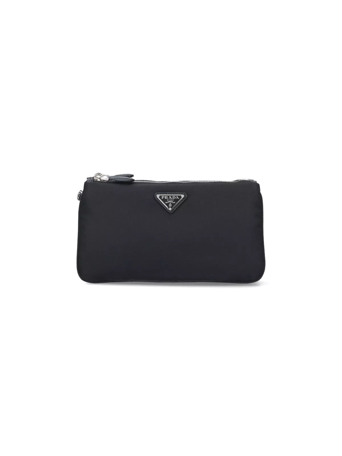 Prada PRADA Re-Nylon Black Double Pouch New And Authentic Size ONE SIZE - 1 Thumbnail