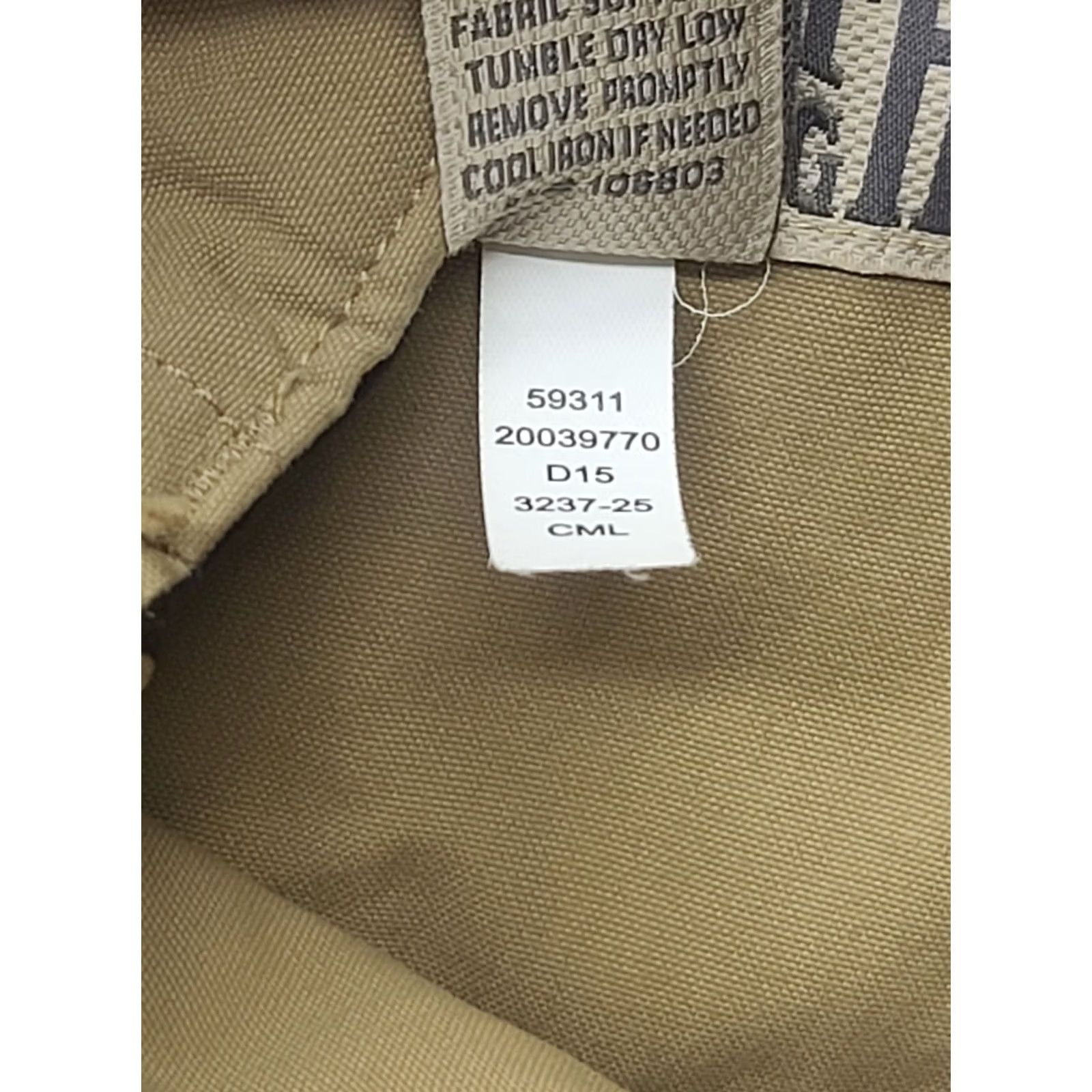 Vintage Duluth Trading Pants Womens M 28x32 Dry on the Fly Regular Fit Mid Rise Cargo Pants Beige Nylon Canvas with Pockets Size 32" / US 10 / IT 46 - 3 Thumbnail