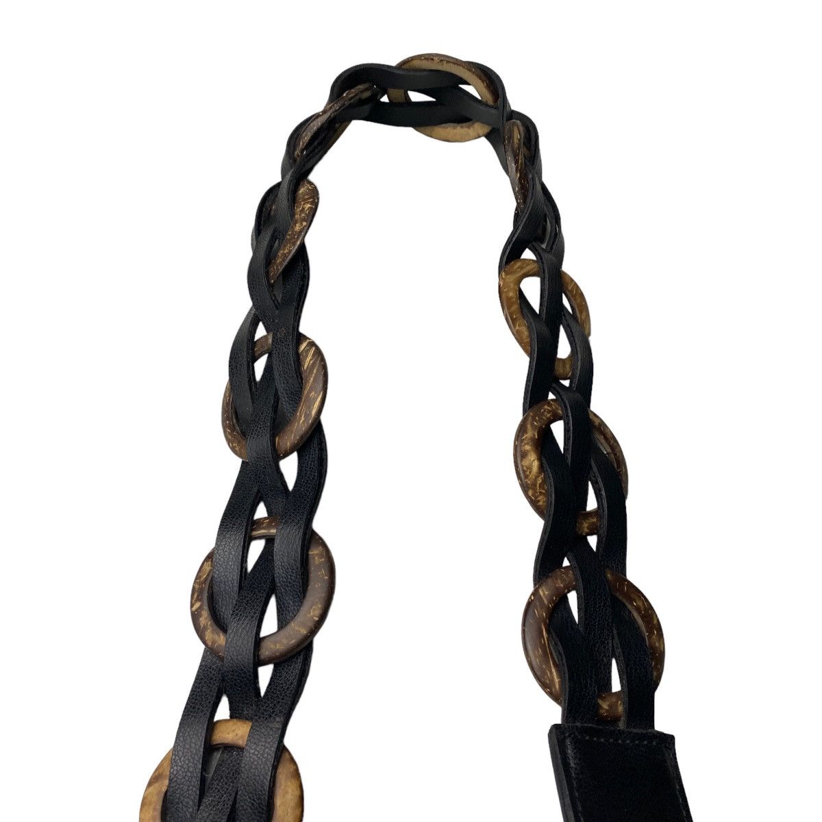 If Six Was Nine Black Belt Wood Ring Kmrii Style Size ONE SIZE - 3 Thumbnail