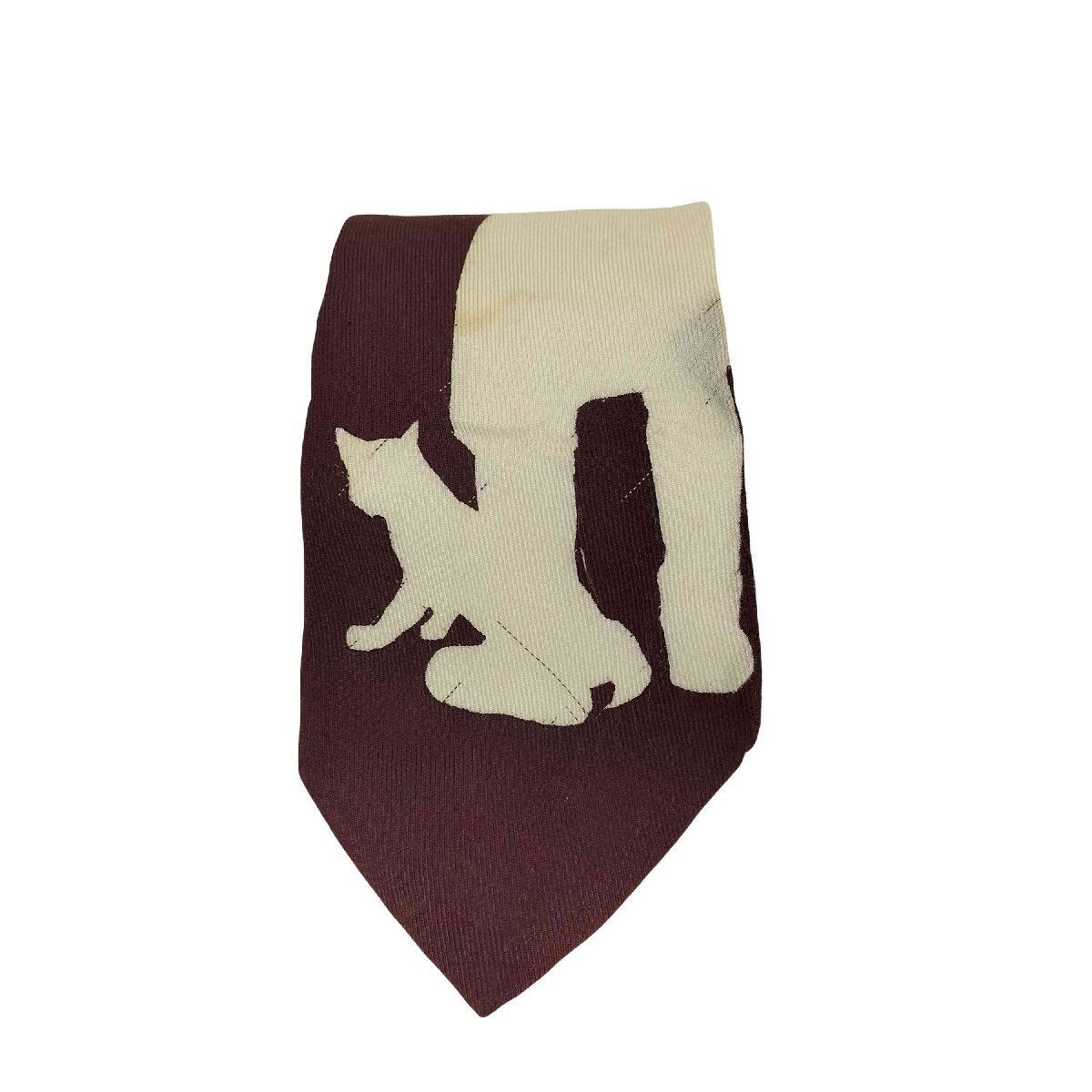 Yohji Yamamoto Yohji Yamamoto Silk Fox Tie Size ONE SIZE - 1 Thumbnail