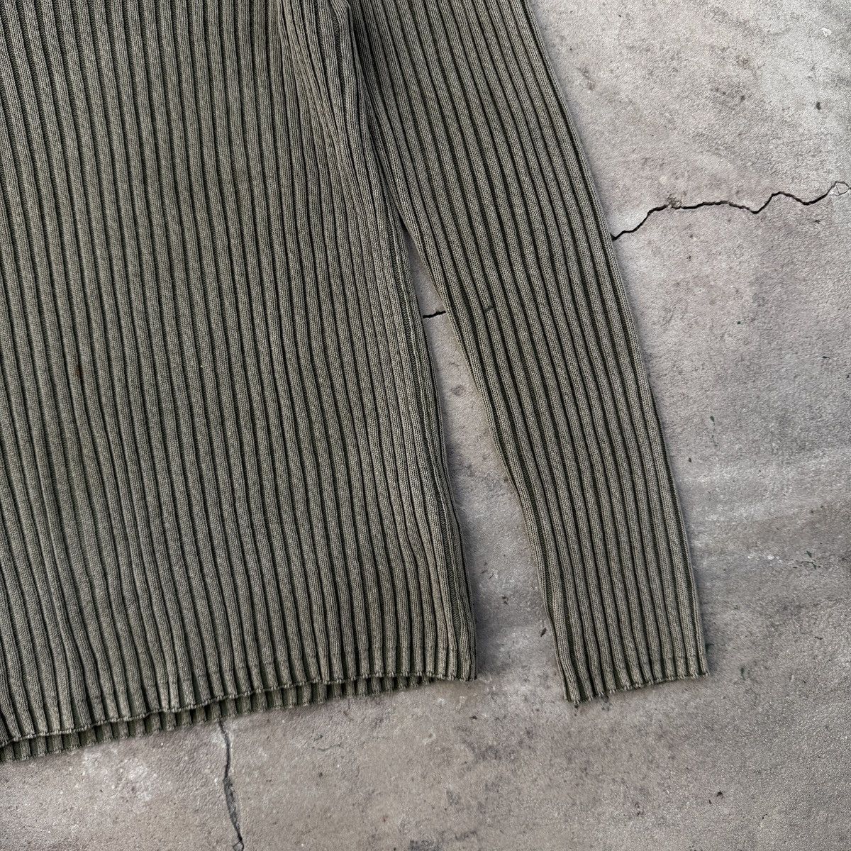 20471120 × Seditionaries × Vintage Vintage Y2K Devred Japanese Stripe V-neck Sweater Size US M / EU 48-50 / 2 - 3 Thumbnail