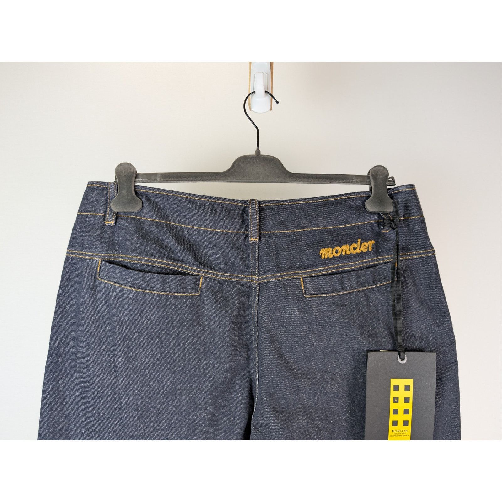 Moncler o1rshd1 Nigo Paneled Denim Pants in Blue Size US 36 / EU 52 - 12 Thumbnail