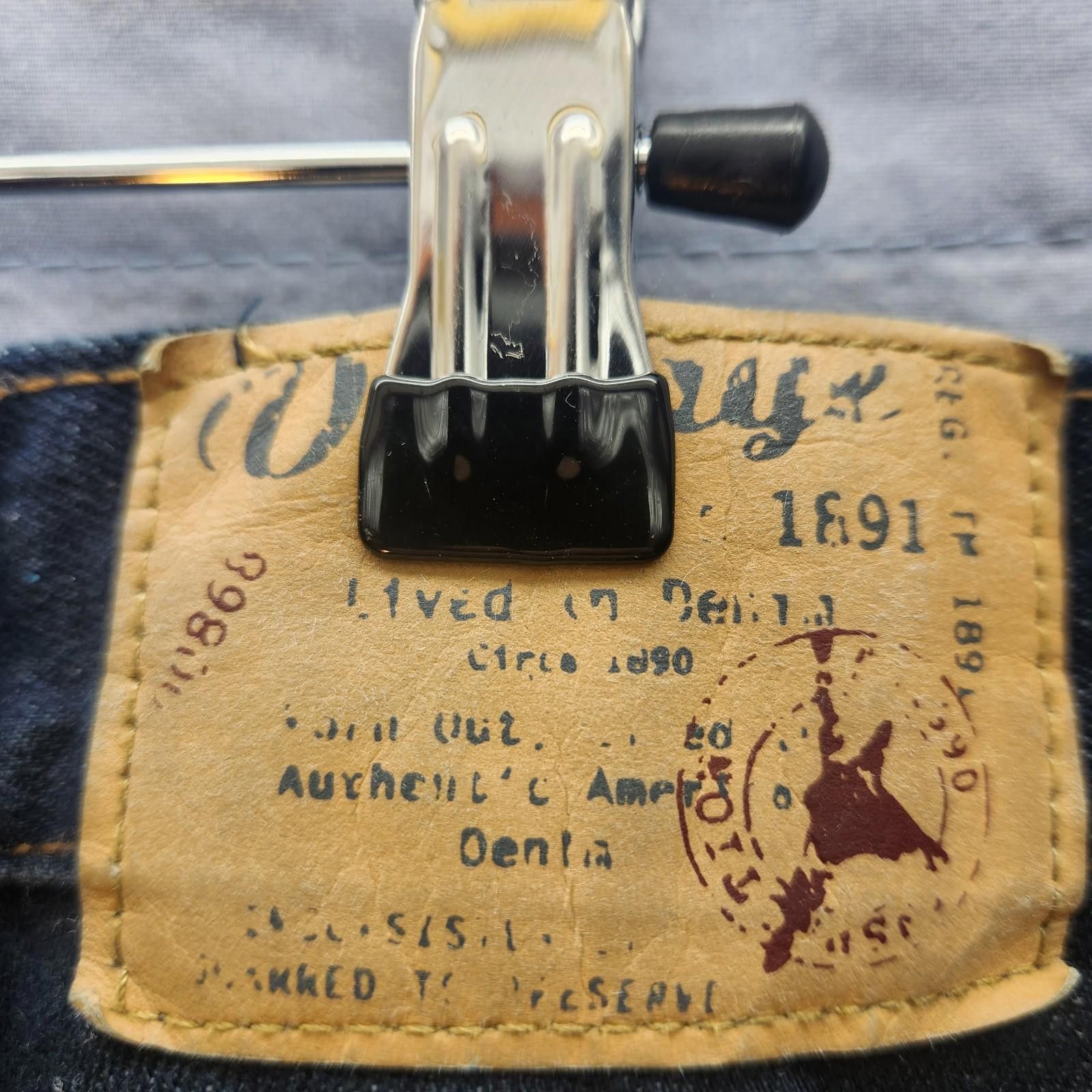 Designer Vintage Genes Blue Jeans Slim Size 34x32 Size US 34 / EU 50 - 9 Thumbnail