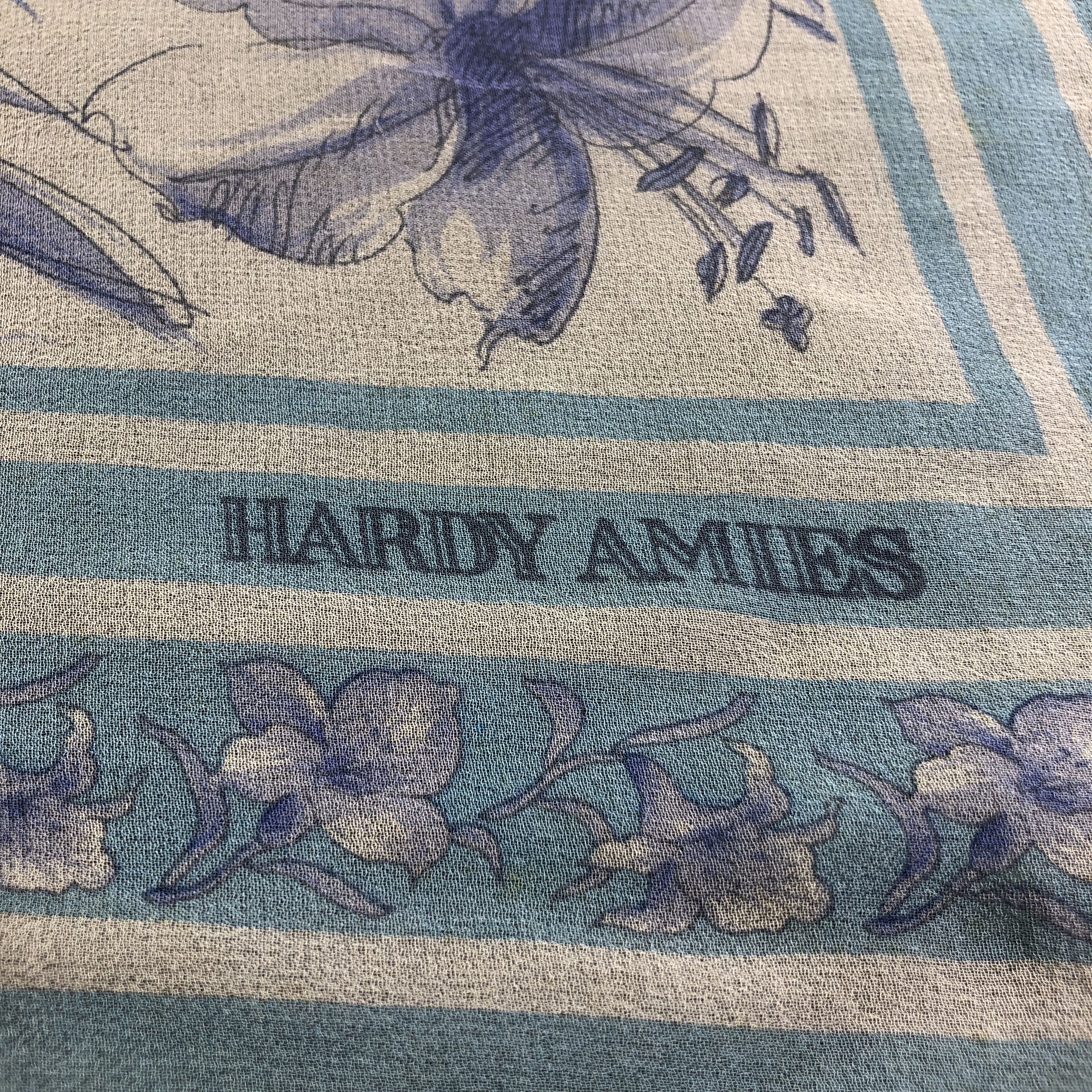 Hardy Amies Hardy Amies Floral Silk Scarf M1010 Size ONE SIZE - 4 Thumbnail