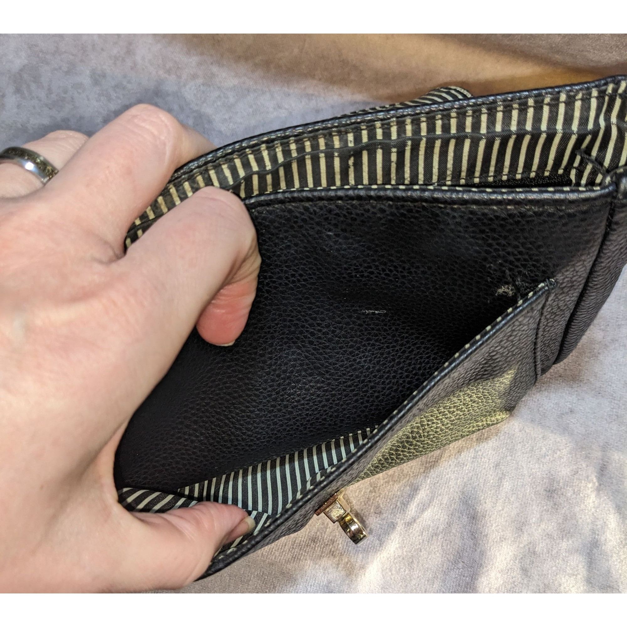 Christian Siriano Christian Siriano Black Crossbody Bag With Silver-Tone Detai Size ONE SIZE - 6 Thumbnail