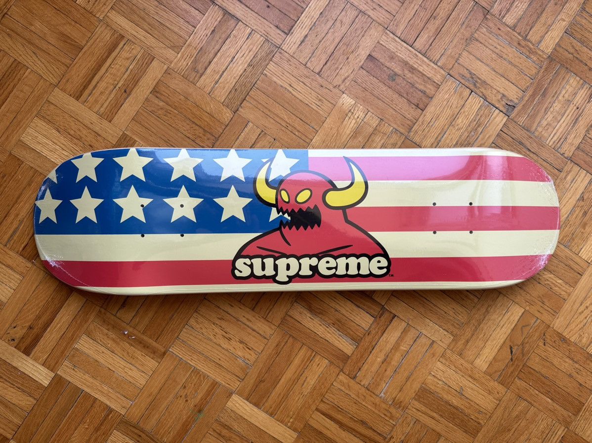 Supreme Supreme x Toy Machine Skateboard Deck 8.25” Brand New ...