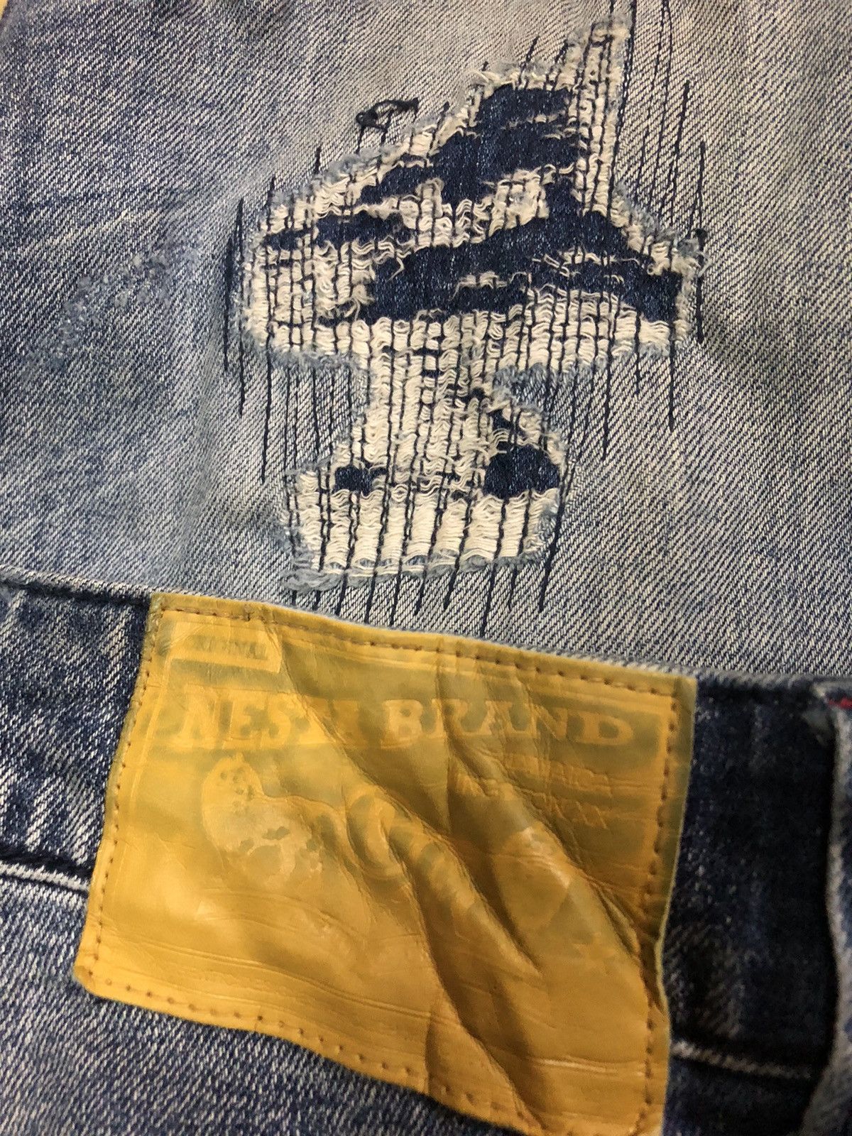 If Six Was Nine × Japanese Brand × Le Grande Bleu (L.G.B.) Nesta Brand Scab Undercover Inspired Denim pAnts Size US 31 - 3 Thumbnail