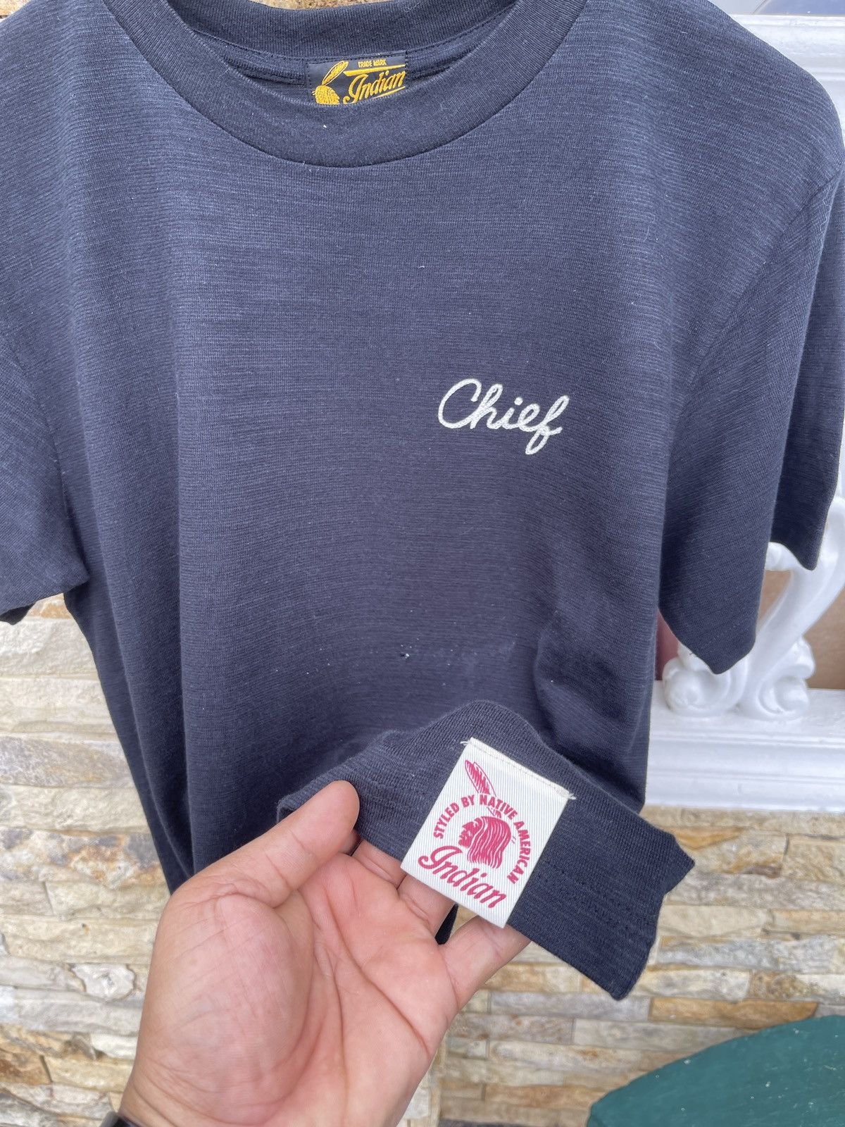 Indian Motorcycle 🔥Rare🔥Indian Motorcycle ‘Chief’Embroidered Logo Tee Size US M / EU 48-50 / 2 - 3 Thumbnail