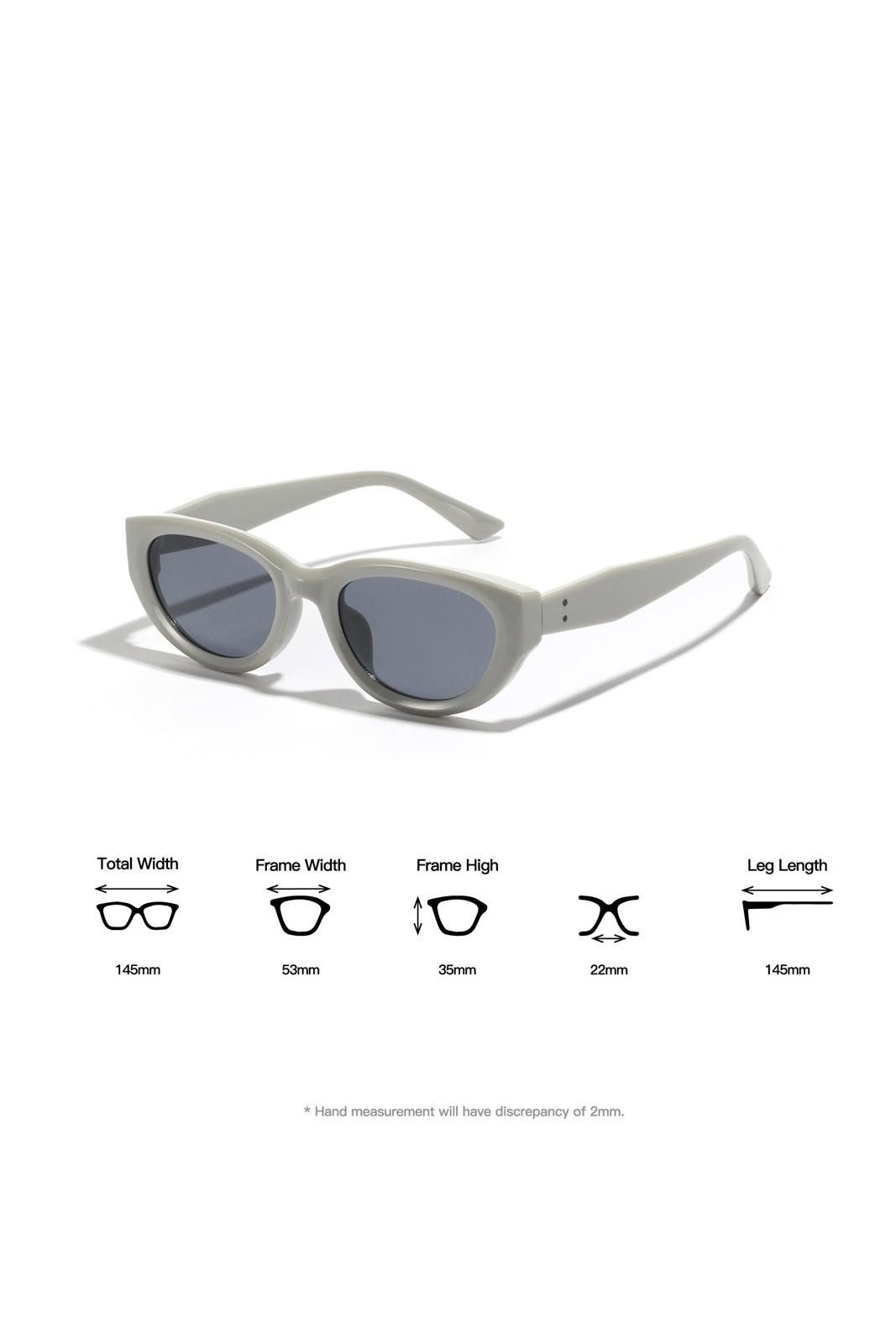 Japanese Brand Vtg Vintage Y2k Avant Garde Cat Eye Gray Sunglasses Unisex Size ONE SIZE - 8 Thumbnail