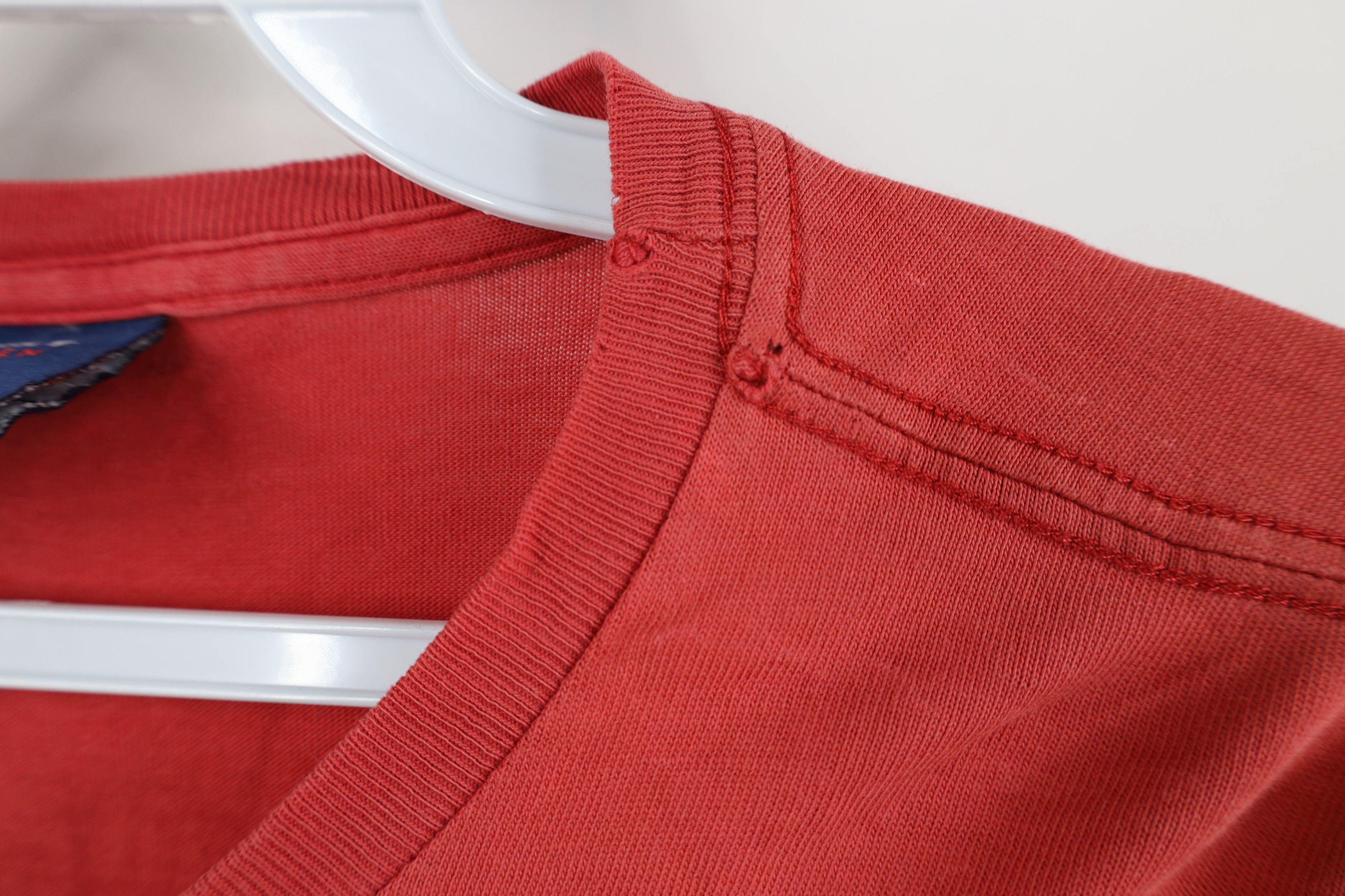 Polo Ralph Lauren Vintage 90s Polo Sport Ralph Lauren Beach Club T-Shirt Red Size US XL / EU 56 / 4 - 7 Thumbnail