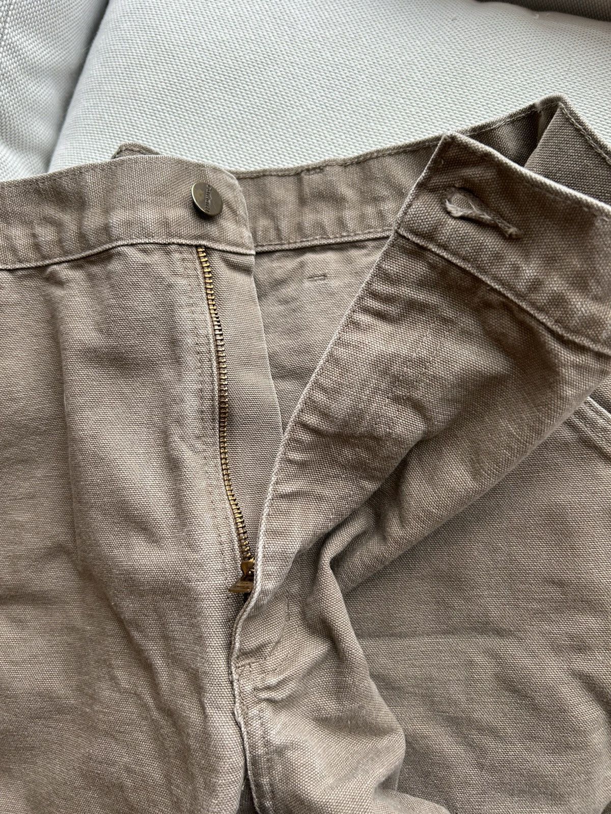 Carhartt Taupe Vintage Carhartt Carpenter Pant Size US 34 / EU 50 - 10 Thumbnail