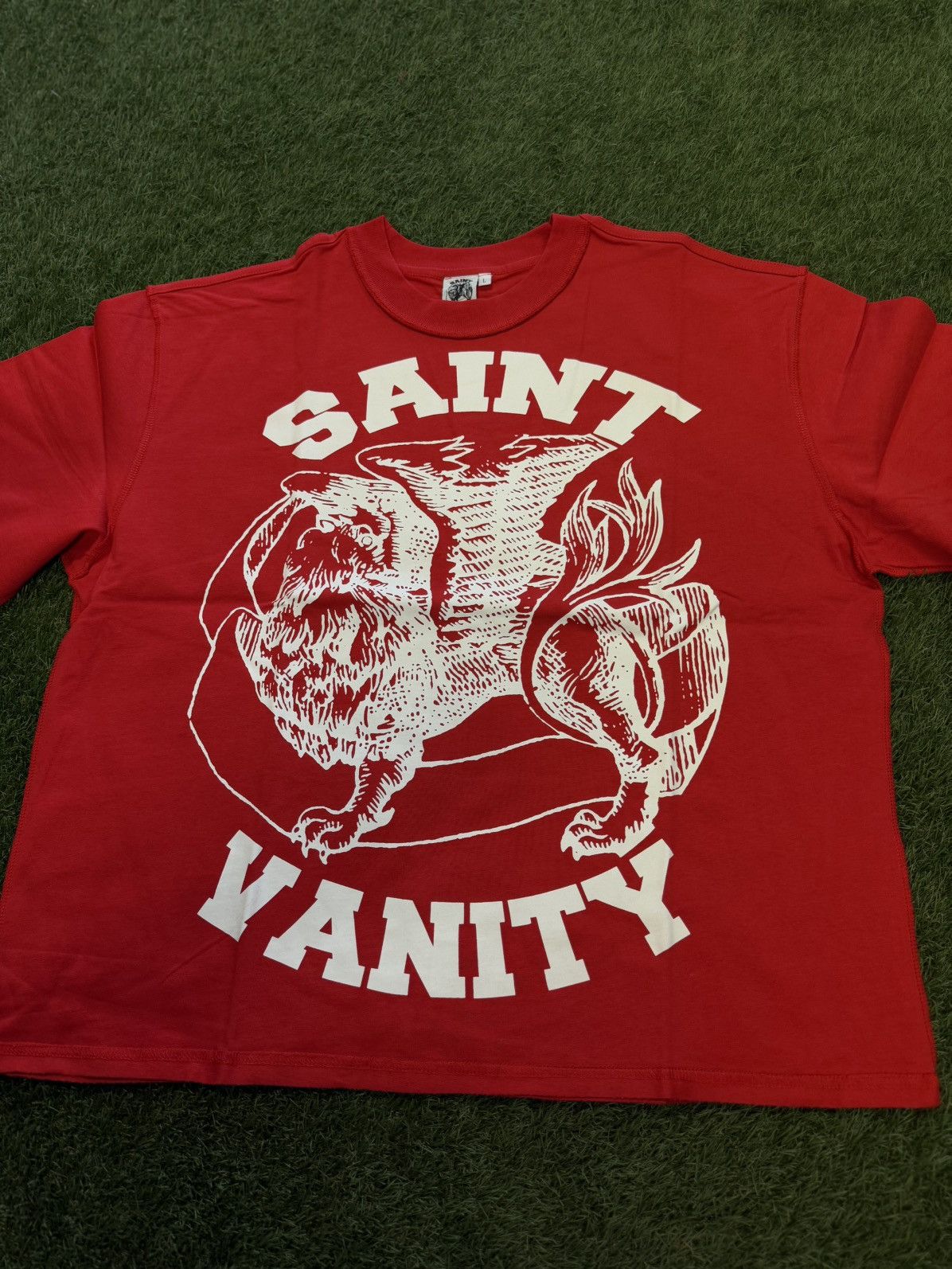 Saint Vanity Saint Vanity Red White Tee Shirt Size Large (NEW) Size US L / EU 52-54 / 3 - 2 Thumbnail