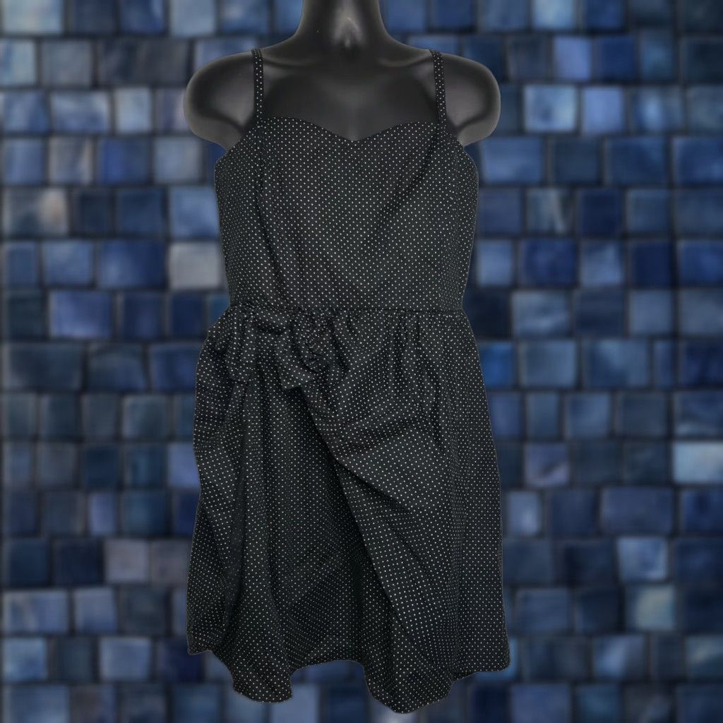 torrid cocktail dress Womens Size 18 Black Blue Sash Tie V-Neck Prom Formal shaped neckline torrid | Dresses | Torrid