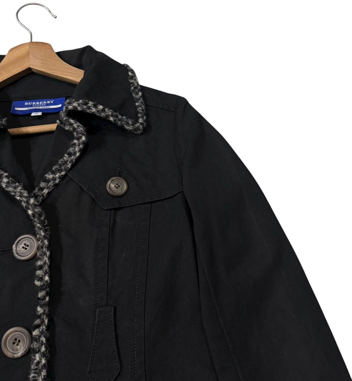 Burberry ‼️RARE‼️Vintage Burberry London Blue Label Buttons Jacket Size S / US 4 / IT 40 - 2 Thumbnail