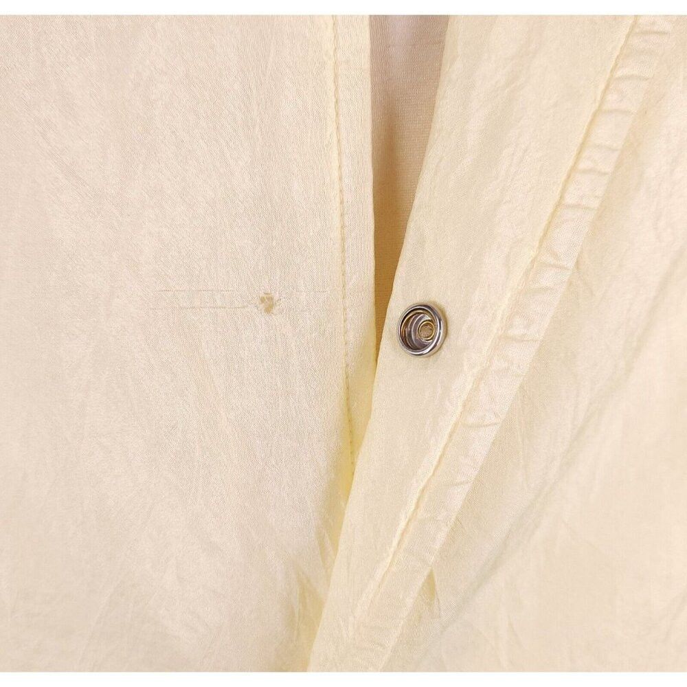 Jil Sander Jil Sander Padded Silk Shirt in Yellow 46 S Mens Size US S / EU 44-46 / 1 - 6 Thumbnail