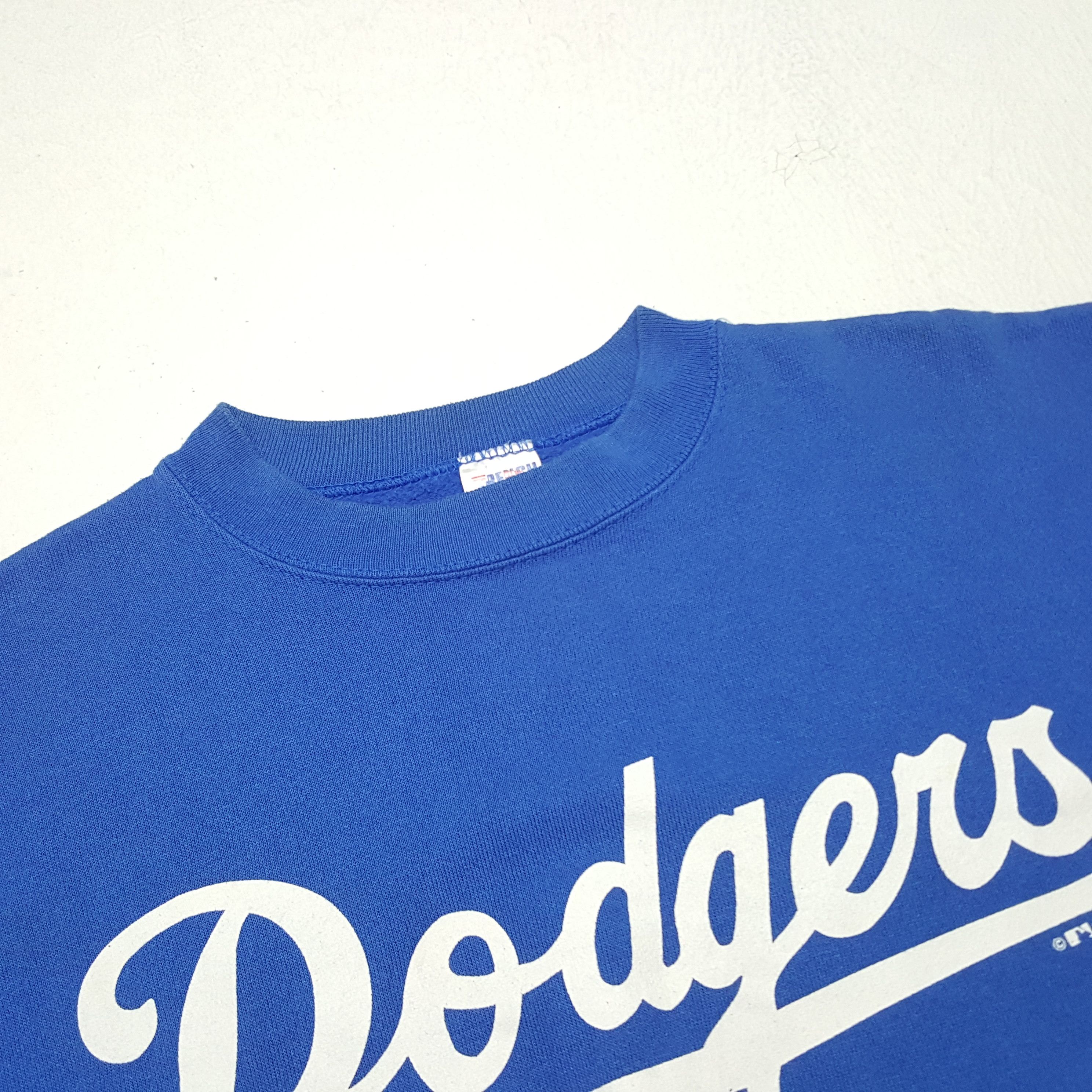 MLB × Vintage Vintage 90's MLB Dodgers Los Angeles Baseball Sweatshirt Size US M / EU 48-50 / 2 - 4 Thumbnail