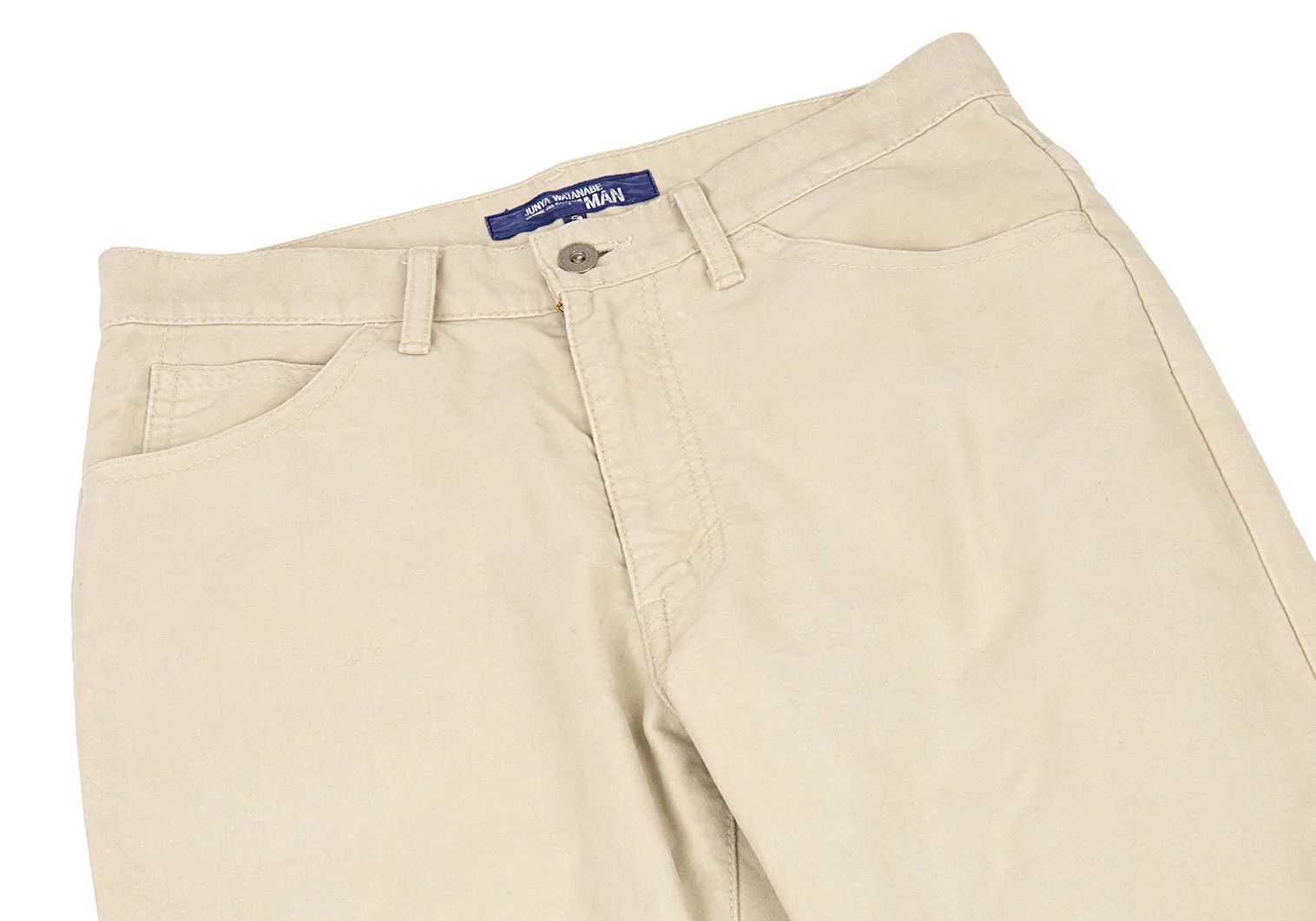 Junya Watanabe Cotton Peach Skin Pants in Beige Size S Size US 30 / EU 46 - 2 Thumbnail