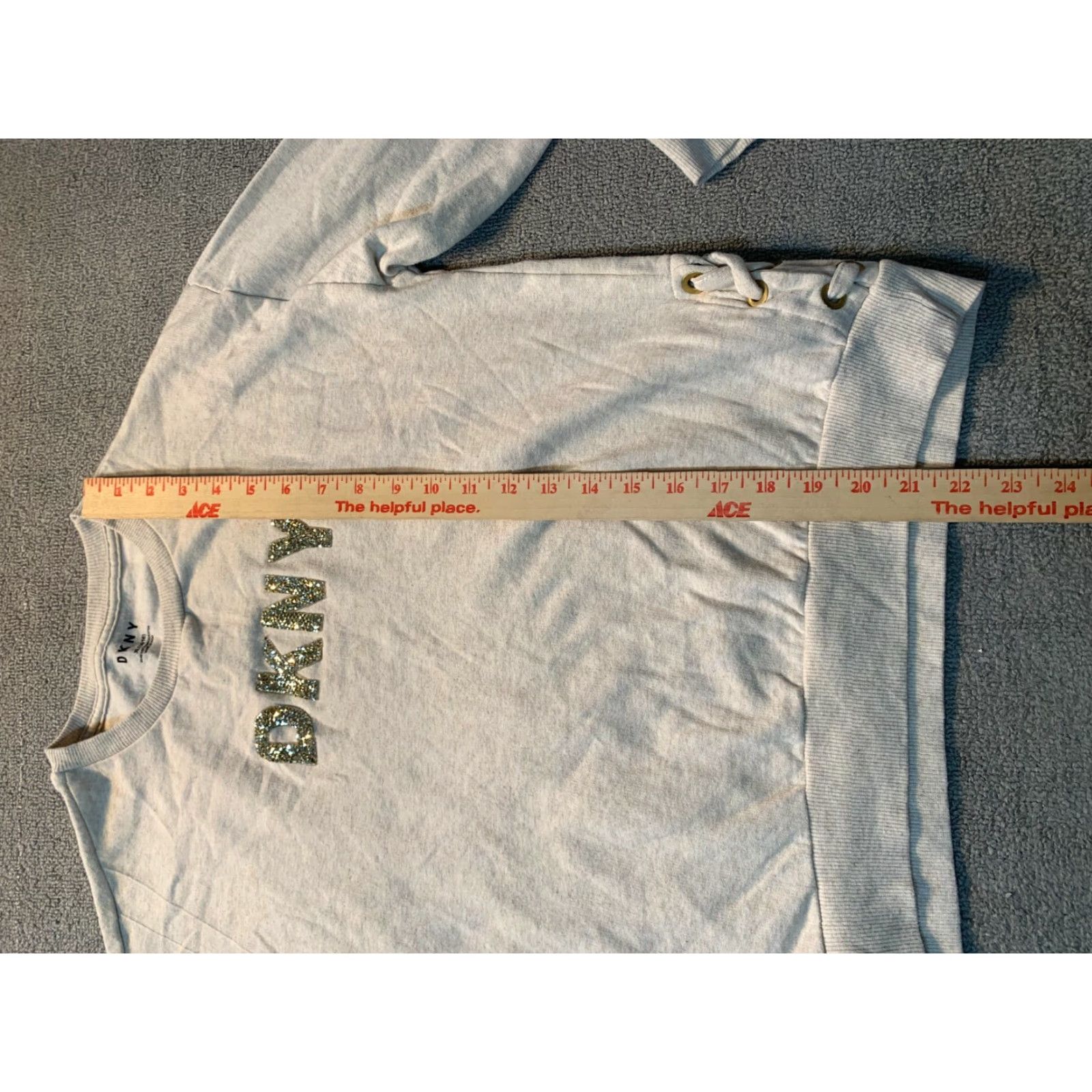 DKNY DKNY Sweater Womens XL Pullover Casual Long Sleeve Beige Solid Fall Classic Beig e XL Womens Regular Pattern DKNY Shirt? Size XL / US 12-14 / IT 48-50 - 4 Thumbnail