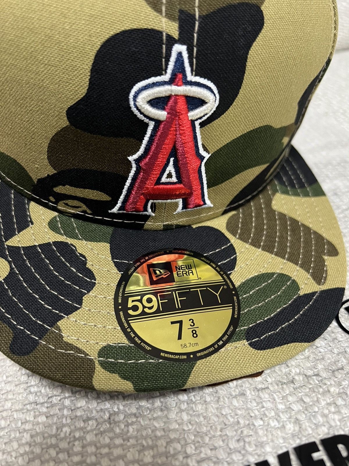 Bape BAPE X MLB X NEW ERA Japan exclusive Angels CAP | Grailed
