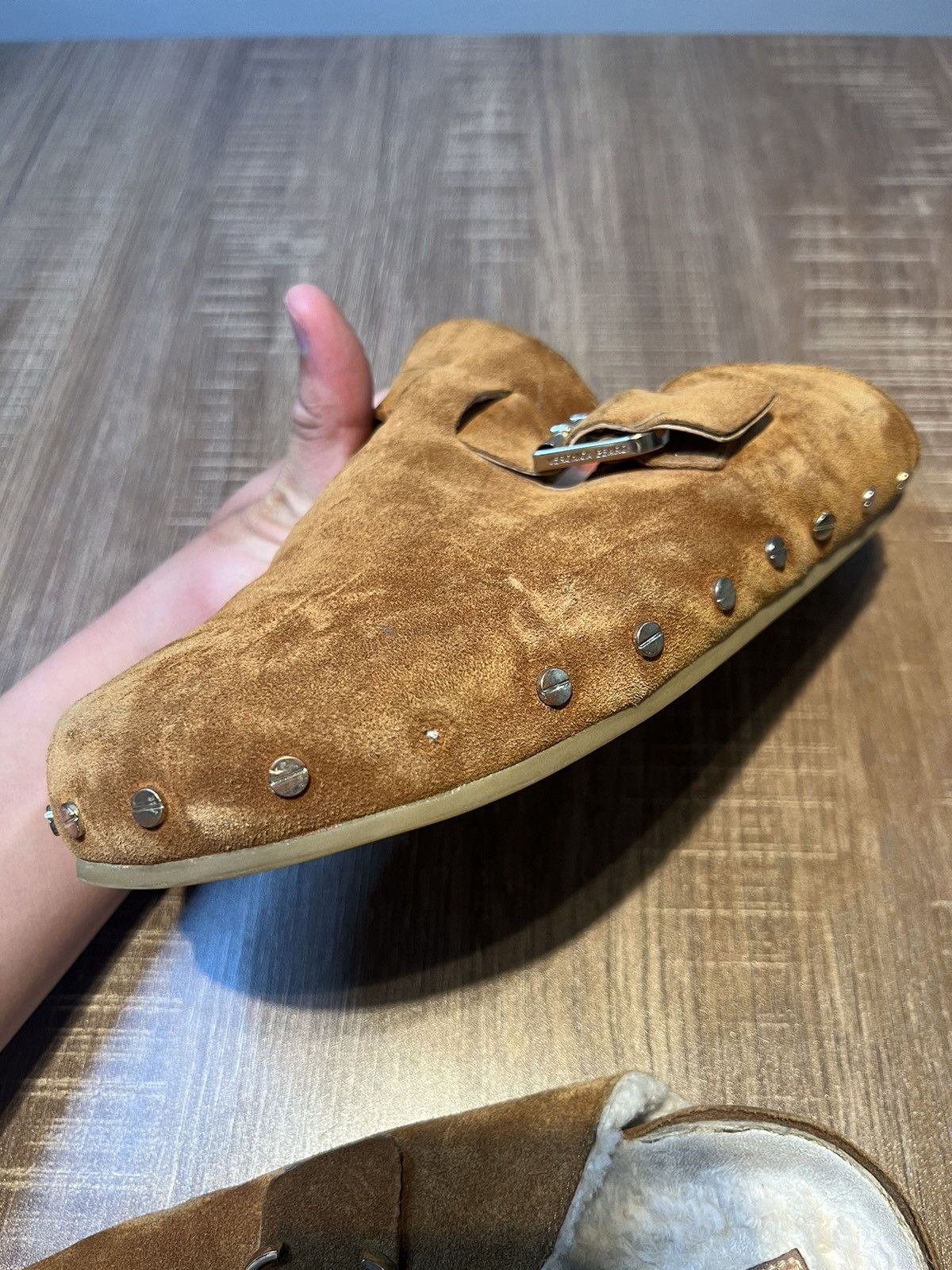 Veronica Beard Veronica Beard Suede Buckle Clogs Mules Size 10 Womens Size US 10 / IT 40 - 7 Thumbnail