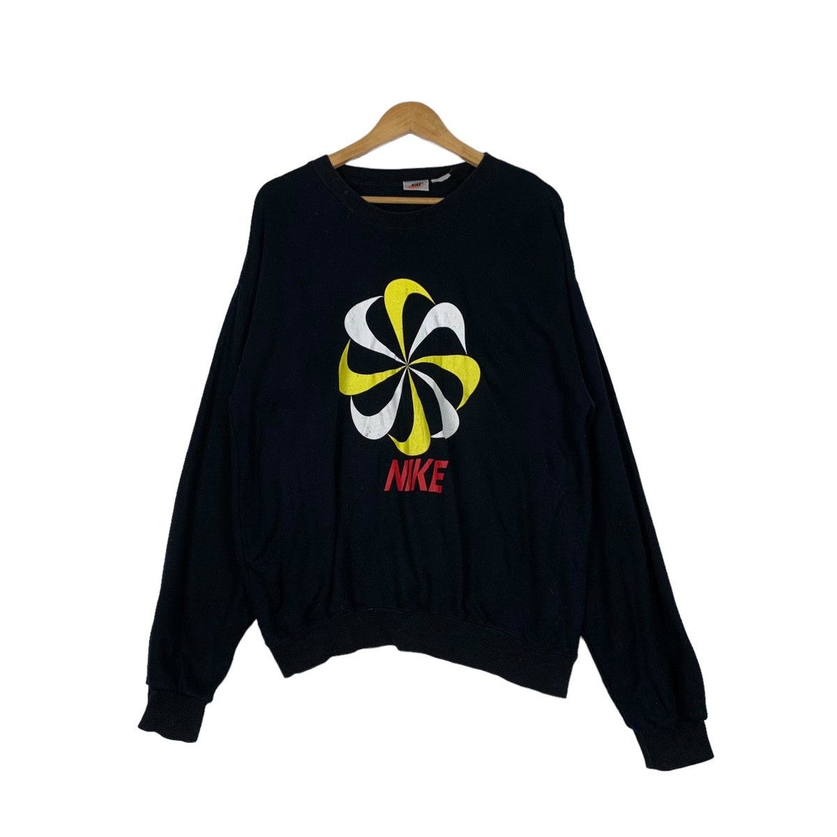 Nike NIKE Silver Tag Fan Big Logo Crewneck Sweatshirt #1175-C54 Size US M / EU 48-50 / 2 - 1 Thumbnail