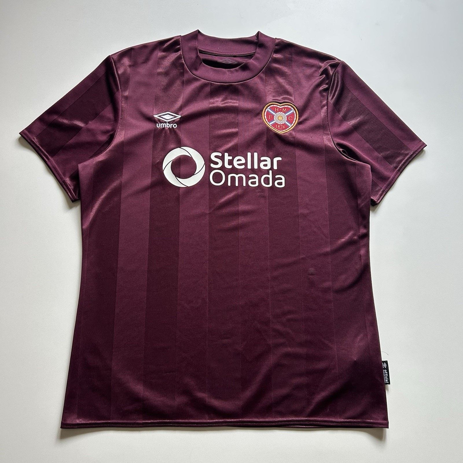 Umbro Hearts FC Home Shirt 2024/25 Umbro Jersey Large Rare Size US L / EU 52-54 / 3 - 1 Thumbnail