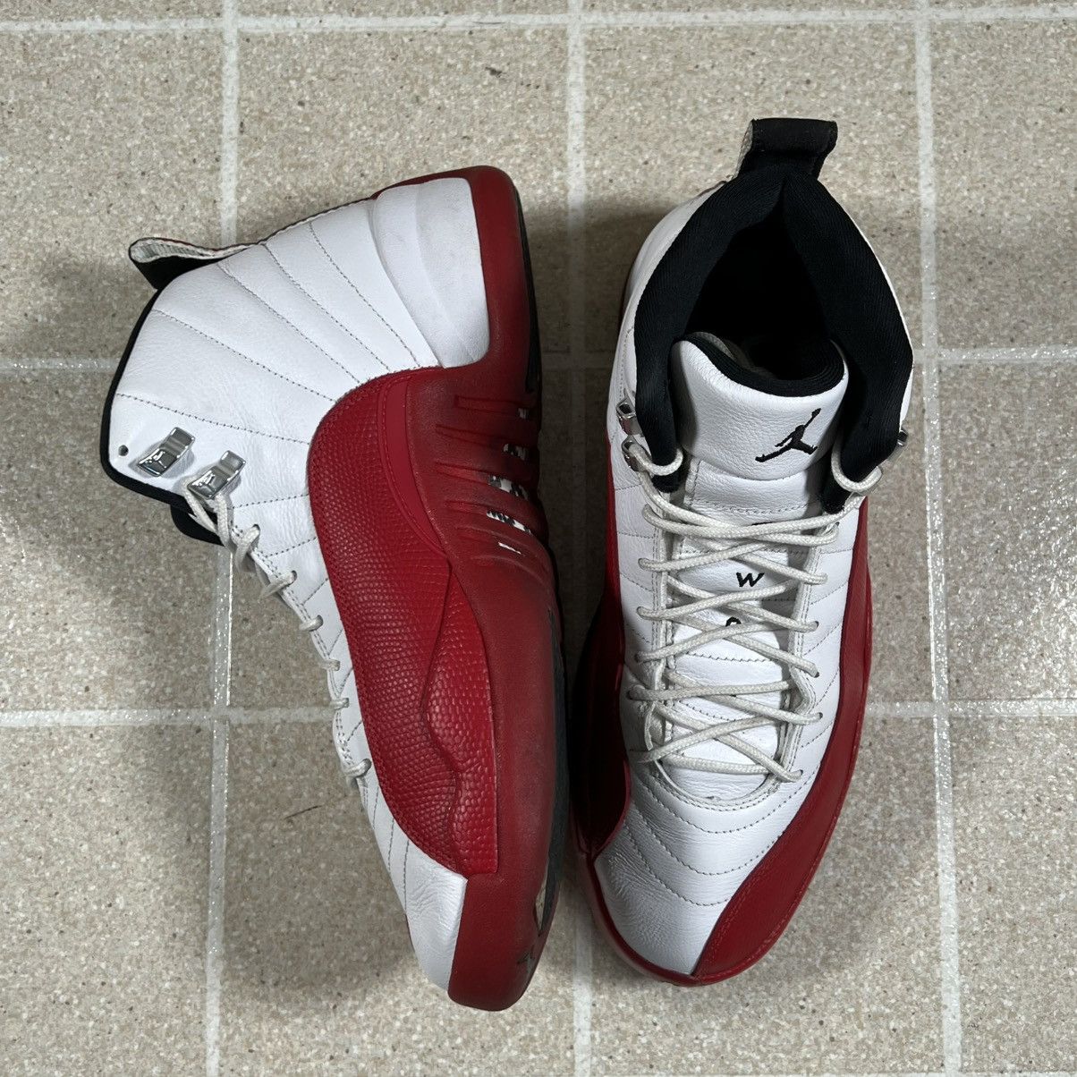 Jordan Brand Nike Air Jordan 12 Retro 2023 Mid Cherry Size 12 CT8013-116 Size US 12 / EU 45 - 4 Thumbnail