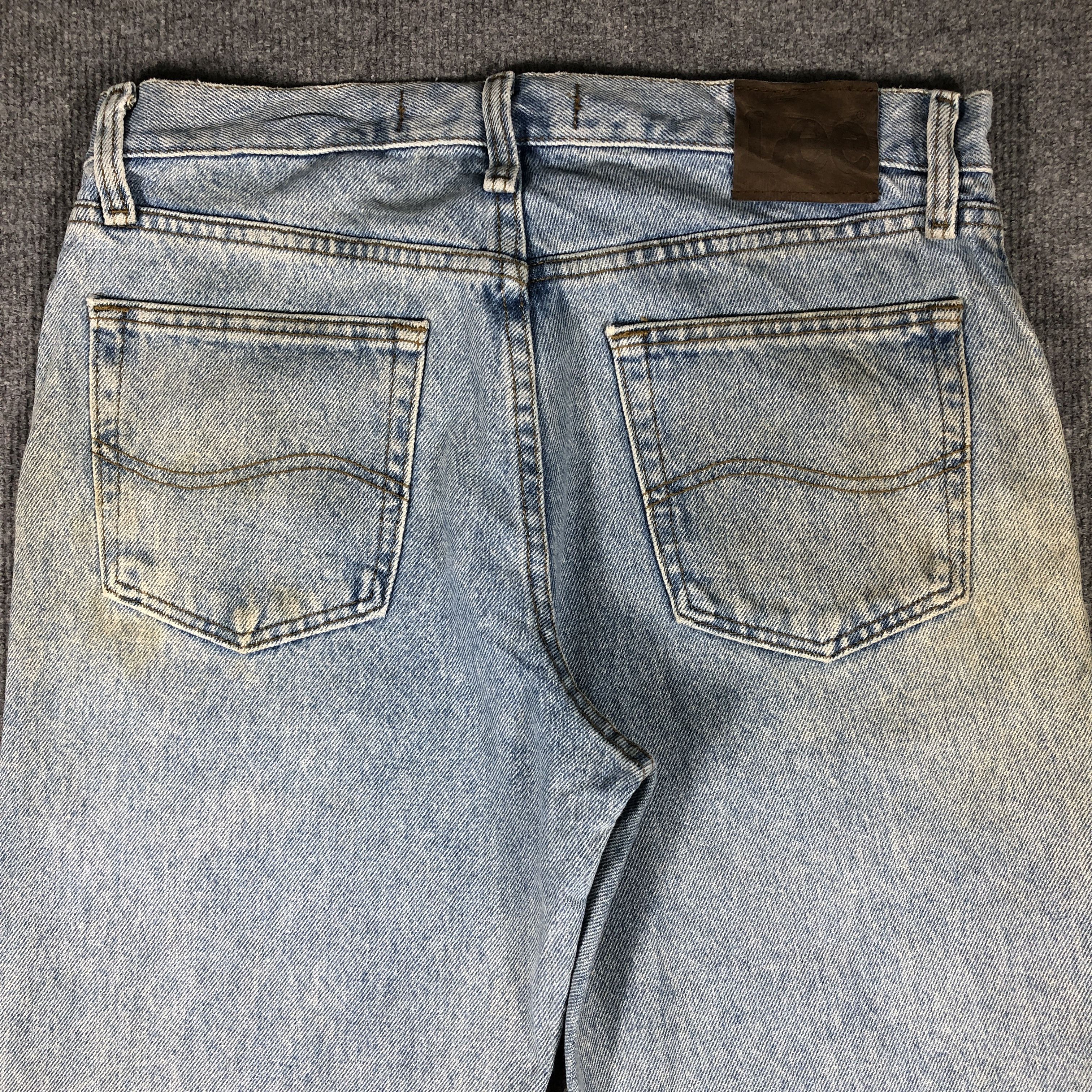 Lee × Vintage Vintage Lee Light Blue Wash Jeans Dirty L797 Size US 32 / EU 48 - 5 Thumbnail