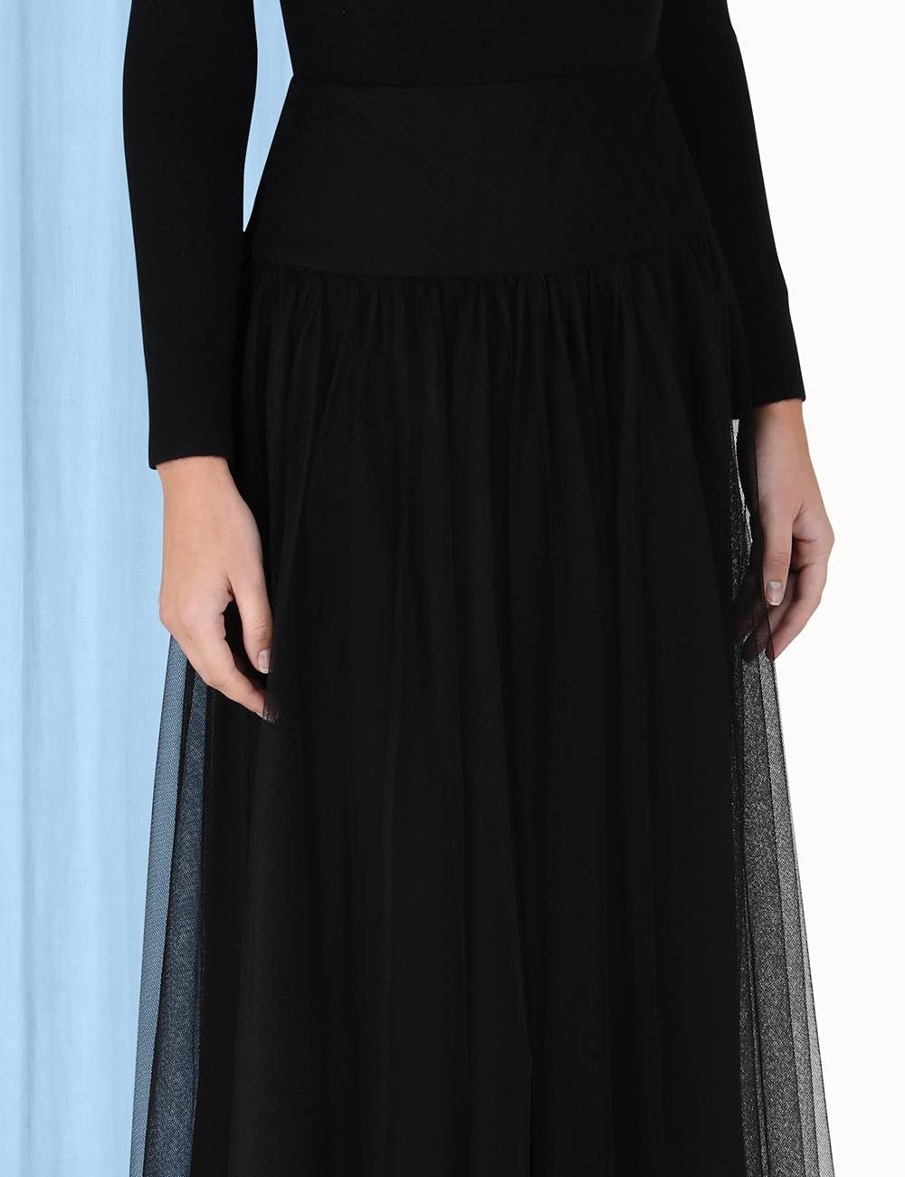 Zimmermann oc11z0425 Tulle Skirt in Black Size 25" / US 0 / IT 36 - 6 Thumbnail