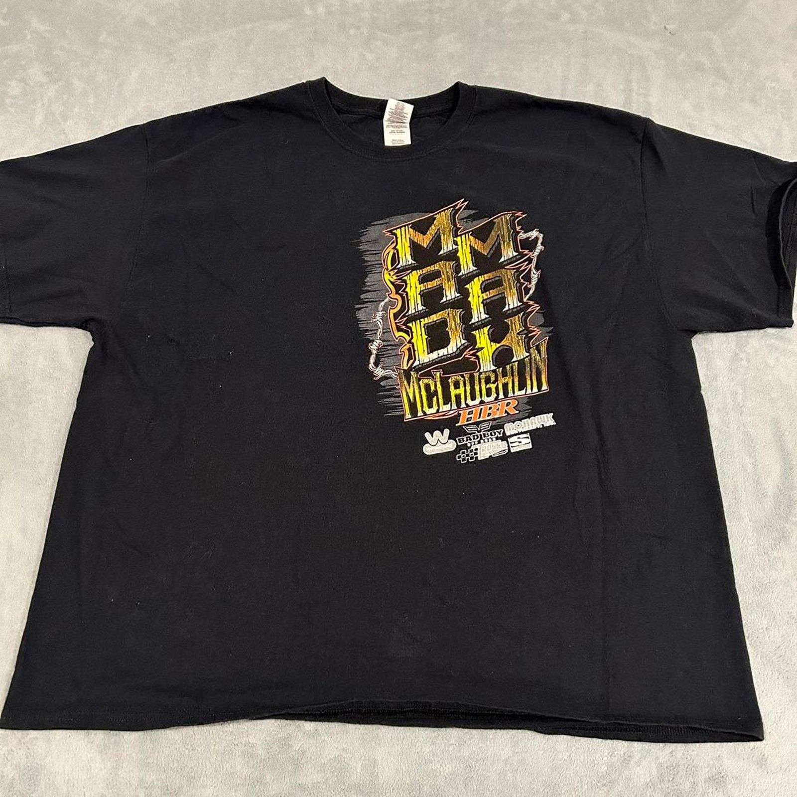 NASCAR Y2k 2000s Nascar Mad Max Mclaughlin Crewneck Shirt Men 3XL Size US XXL / EU 58 / 5 - 3 Thumbnail
