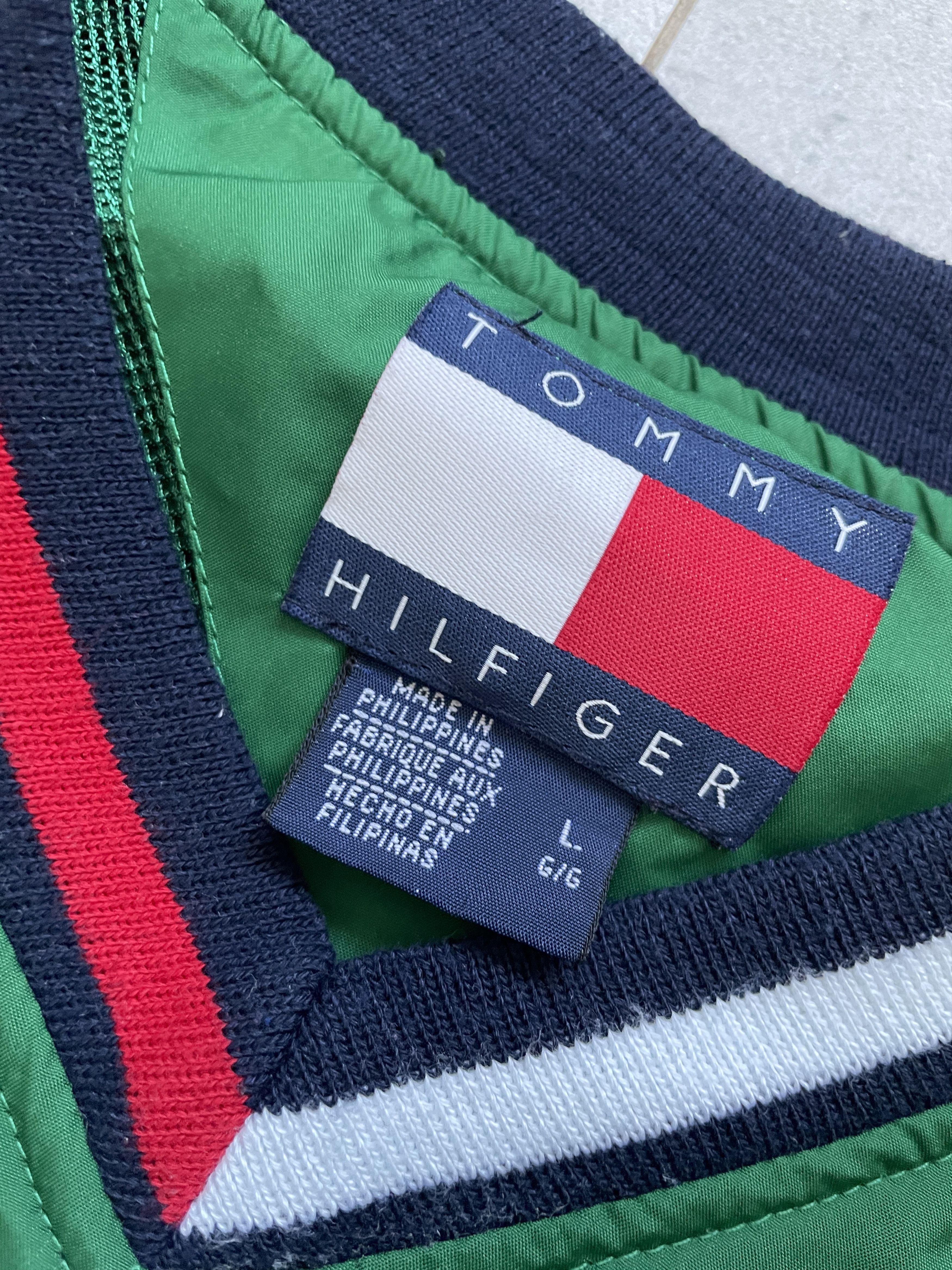Tommy Hilfiger Y2K TOMMY HILFIGER GREEN BOXY WINDBREAKER JACKET Size US L / EU 52-54 / 3 - 3 Thumbnail
