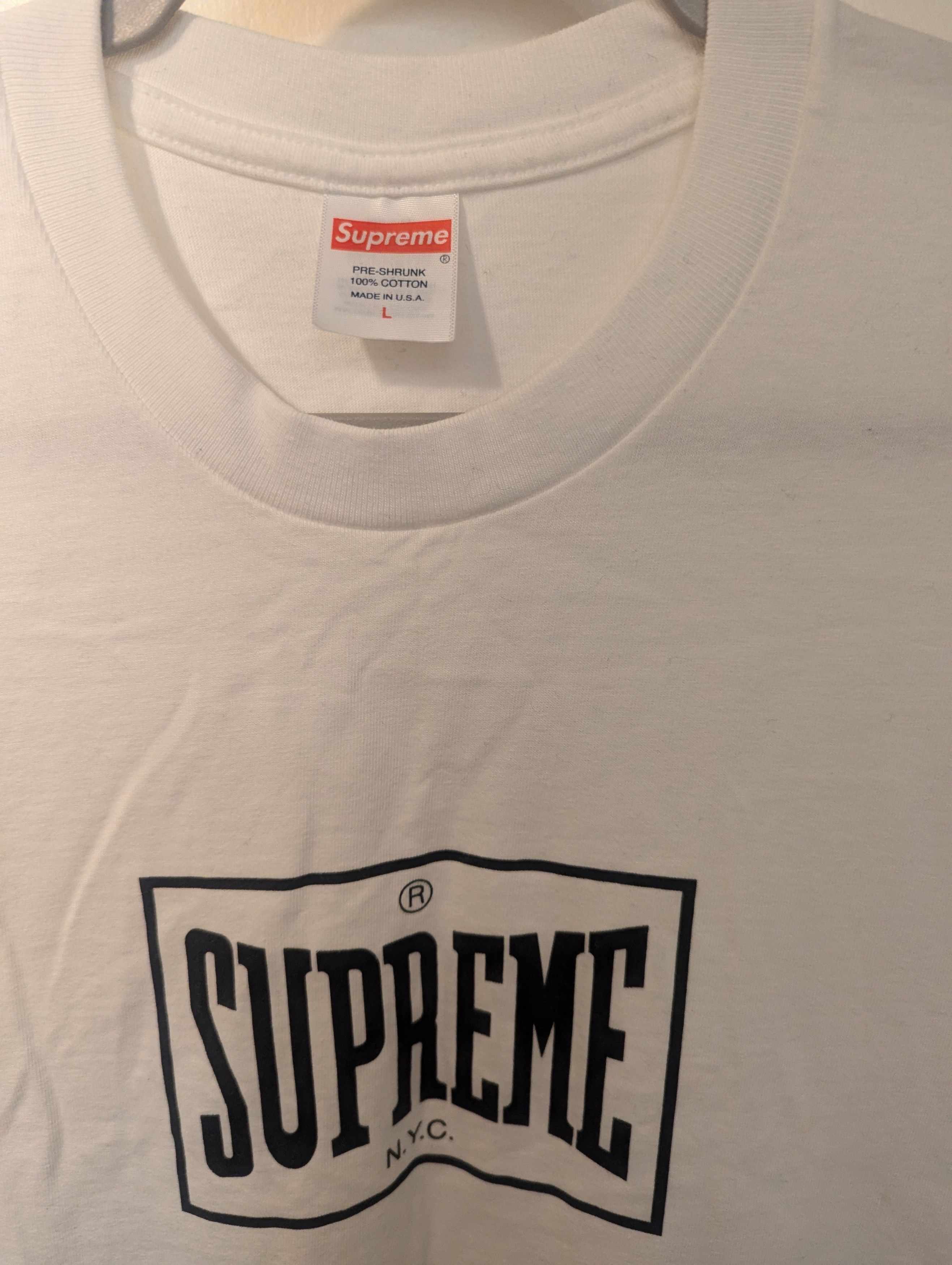 Supreme Supreme Warm Up Tee Size US L / EU 52-54 / 3 - 2 Thumbnail