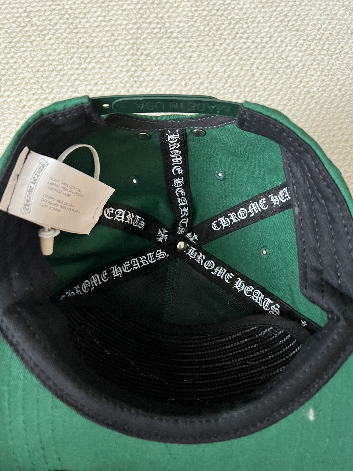 Chrome Hearts Chrome Hearts Hat Cap Space Green Size ONE SIZE - 10 Thumbnail