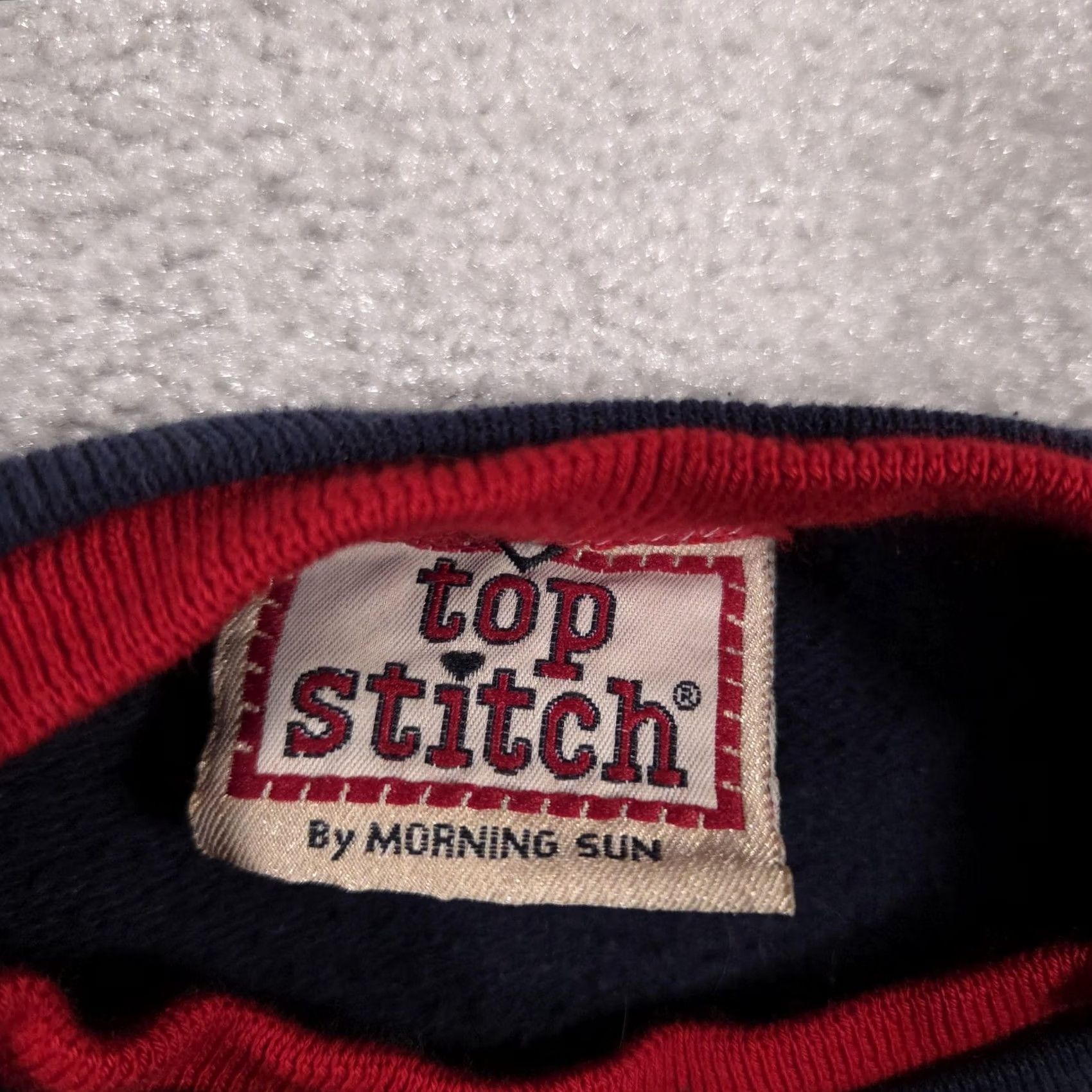 Vintage VINTAGE? Morning Sun Embroidered God Bless America USA Flag Navy XL Womens Sweatshirt Pullover Crewneck Embroidered Size XL / US 12-14 / IT 48-50 - 7 Thumbnail