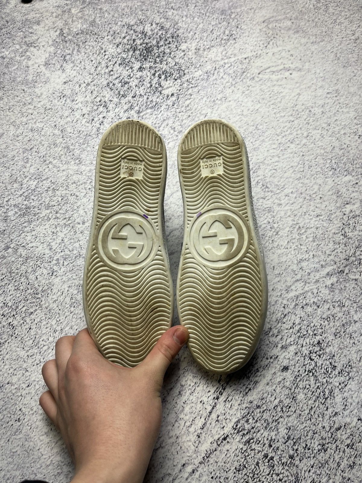 Gucci Vintage Gucci Leather Sneaker Y2K Rare Luxury 455496 Size US 6.5 / EU 39-40 - 24 Thumbnail