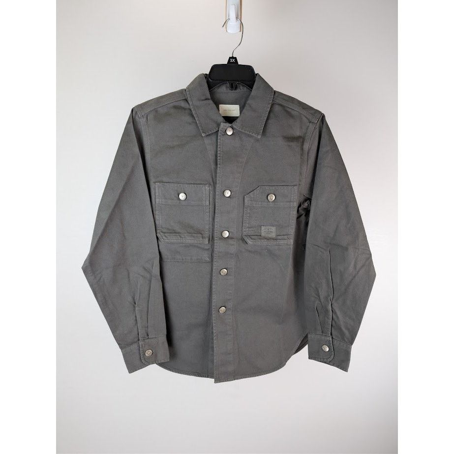 Aime Leon Dore o1rshd1 Twil Work Shirt in Volcanic Ash Size US S / EU 44-46 / 1 - 1 Thumbnail
