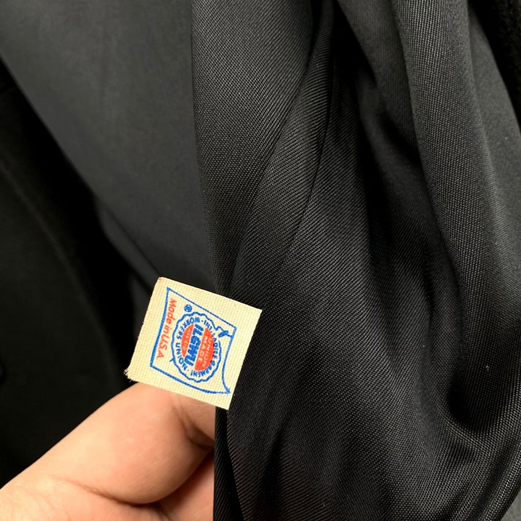 Doublet Vintage Forecaster Boston Wool Overcoat Women 16 Black Double Breasted Made USA Size XXL / US 16-18 / IT 52-54 - 5 Thumbnail
