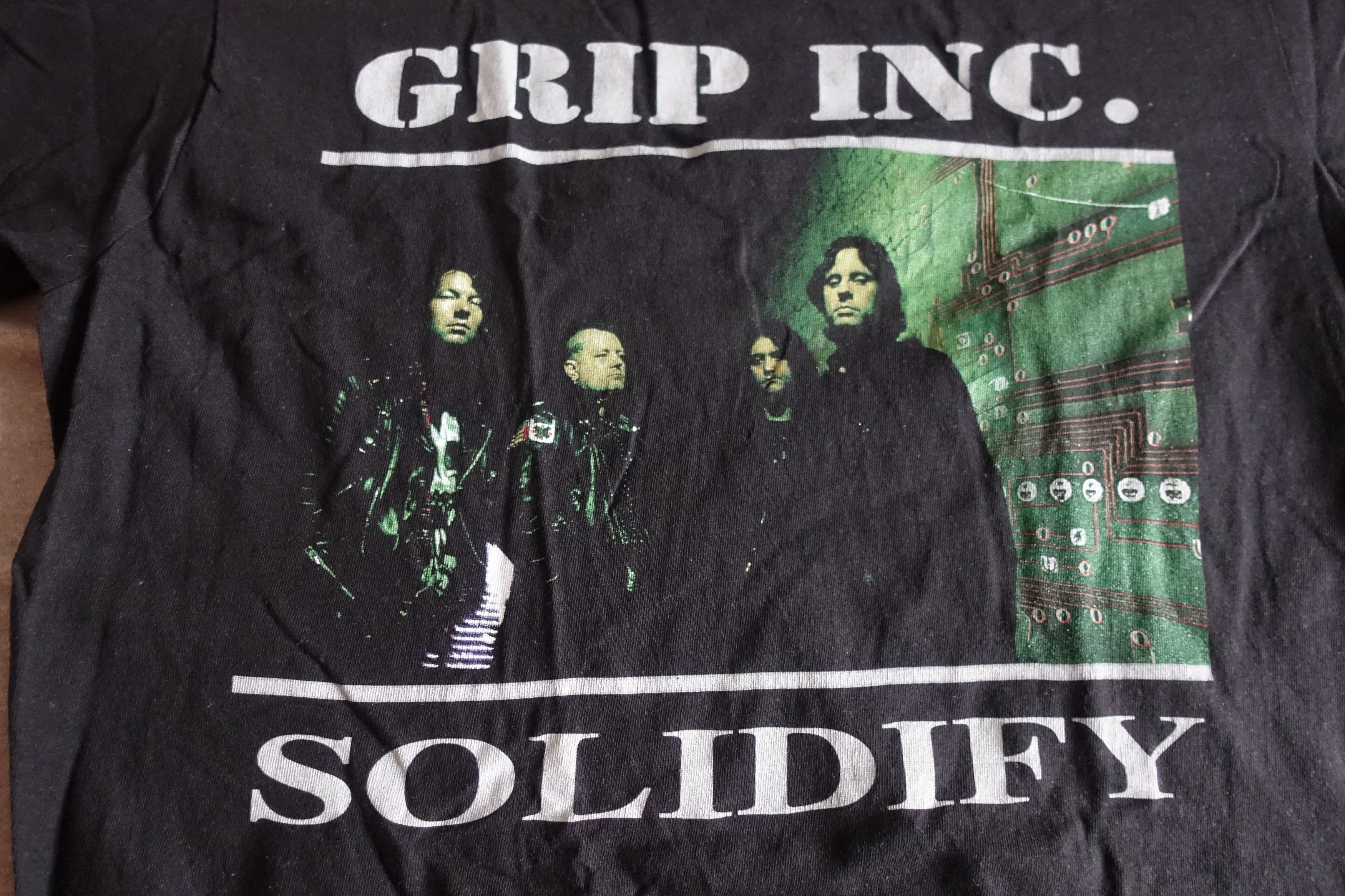 Band Tees × Vintage Grip Inc. "Solidify" 1999 Groove Metal T-Shirt Slayer Size US L / EU 52-54 / 3 - 2 Thumbnail