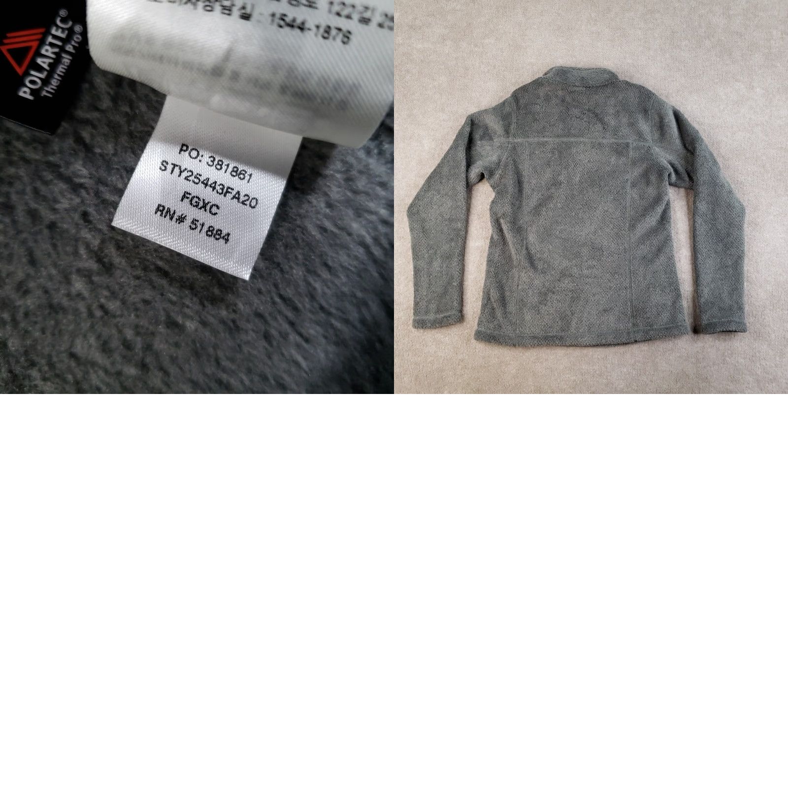 Patagonia Patagonia Sweater Shirt Womens Small Dark Gray Pullover Fleece Mock Neck Raglan Long Sleeve Outdoor All Seasons Size S / US 4 / IT 40 - 8 Thumbnail