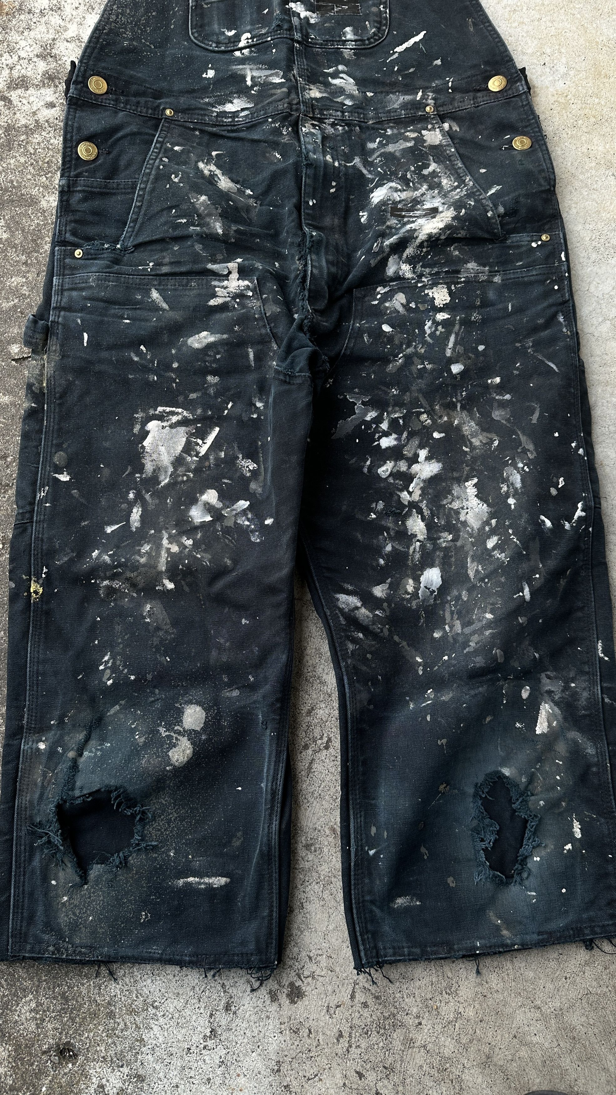Carhartt Painter Trashed Farmer Bib Workwear distressed Overall Size US 36 / EU 52 - 8 Thumbnail