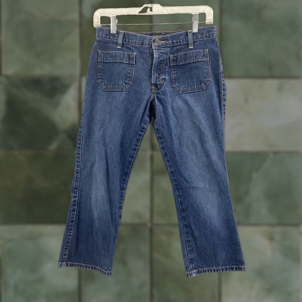 Abercrombie & Fitch Abercrombie Fitch Womens Mid Rise Jean Capris 0 Extra Large Size 25" / US 0 / IT 36 - 1 Thumbnail