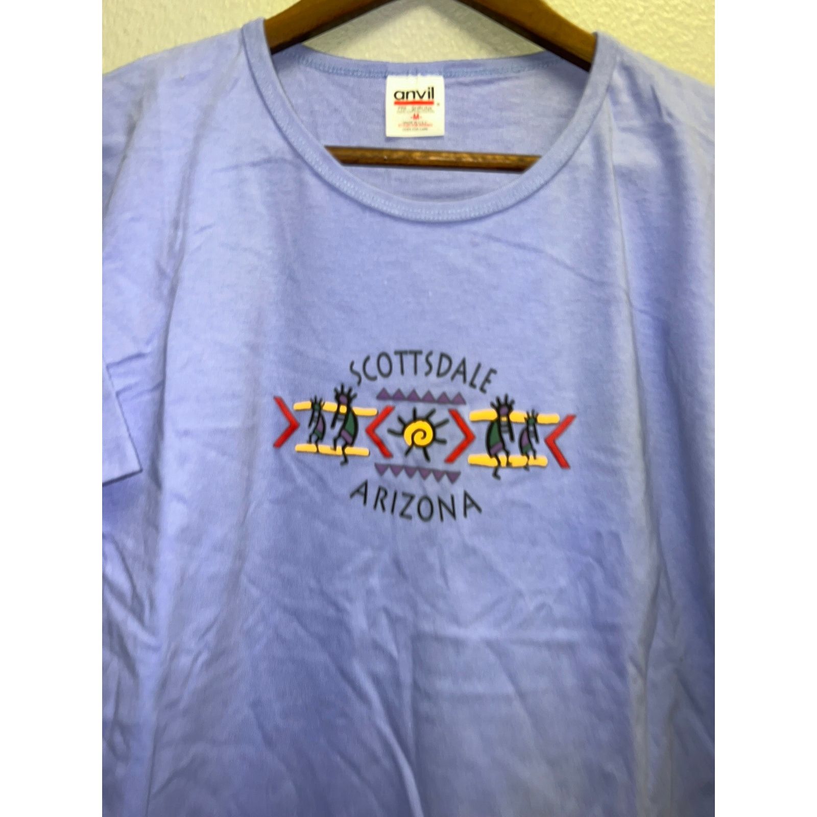 Anvil Women Vintage Arizona Shirt Top Scottsdale Graphic Native M Size M / US 6-8 / IT 42-44 - 2 Thumbnail