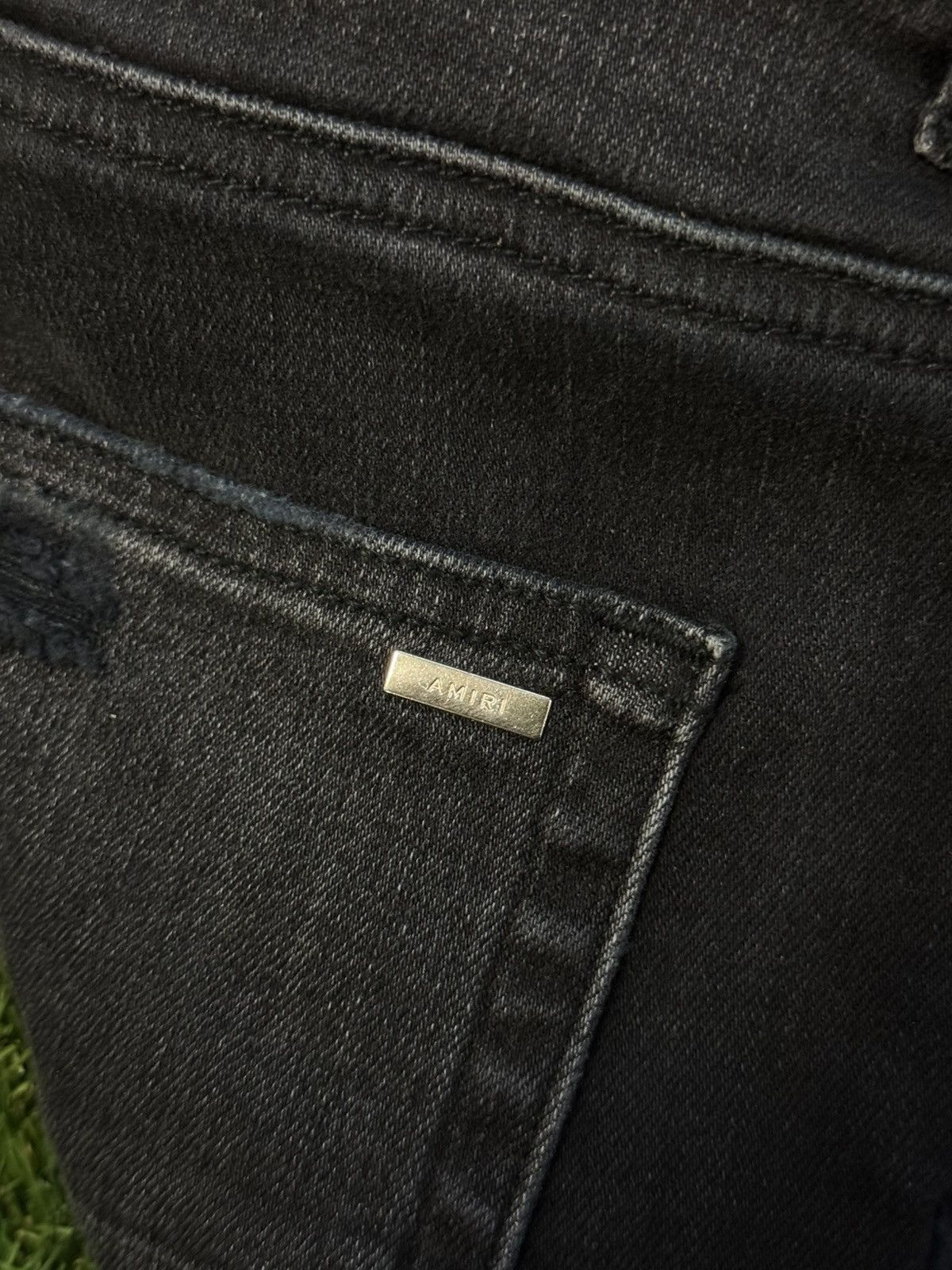 Amiri Amiri MX1 Patch Jeans Black Size 36 Flawless 🧼 Size US 36 / EU 52 - 12 Thumbnail