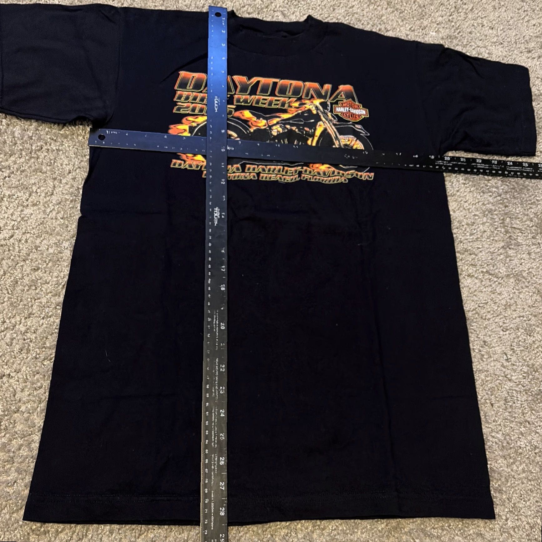 Harley Davidson VINTAGE 2005 Harley Davidson T-Shirt Men Medium Black Bike Week Daytona Beach Mens Size US M / EU 48-50 / 2 - 4 Thumbnail