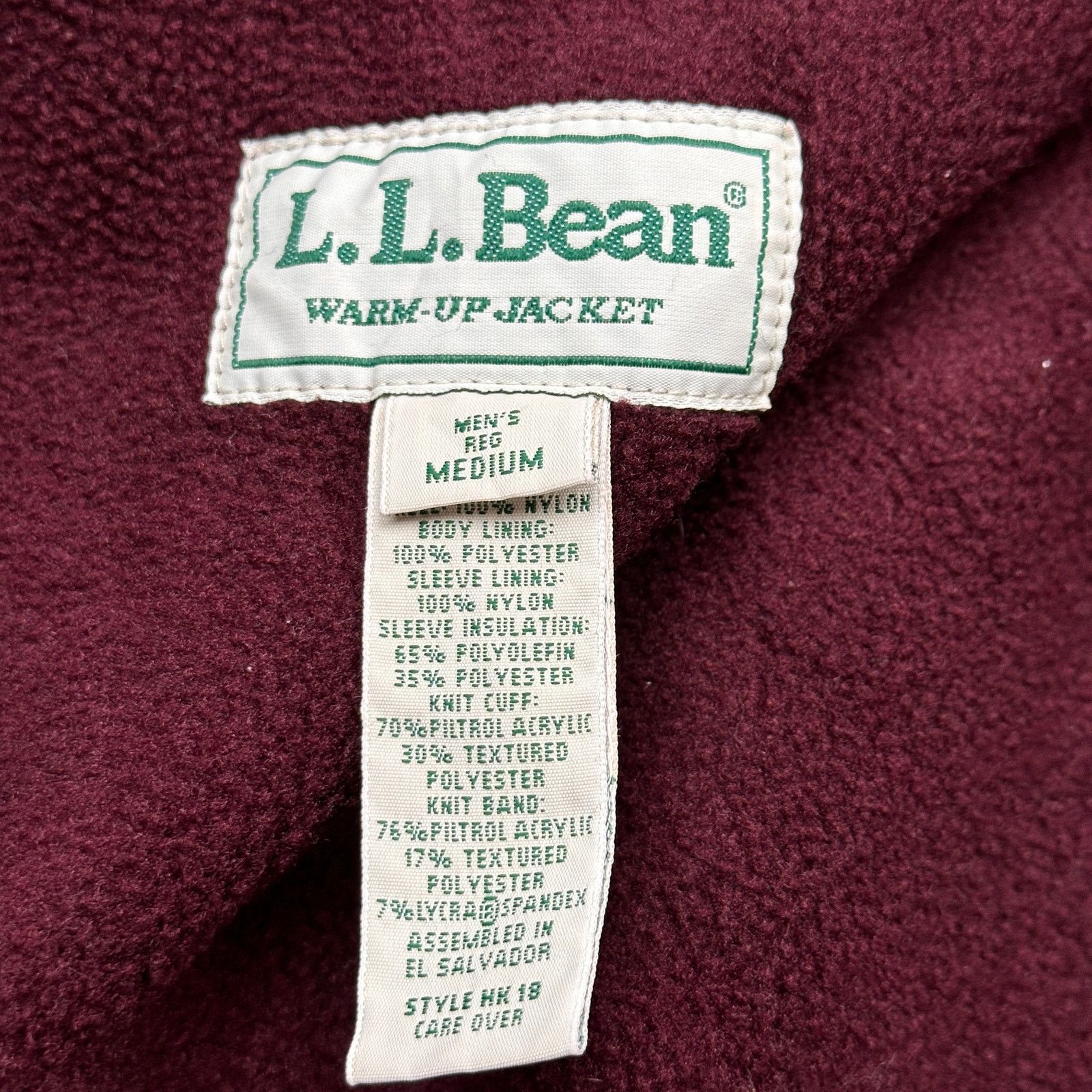 L.L. Bean LL Bean Warm Up Fleece Lined Coach Jacket Mens Medium Navy Size US M / EU 48-50 / 2 - 2 Thumbnail