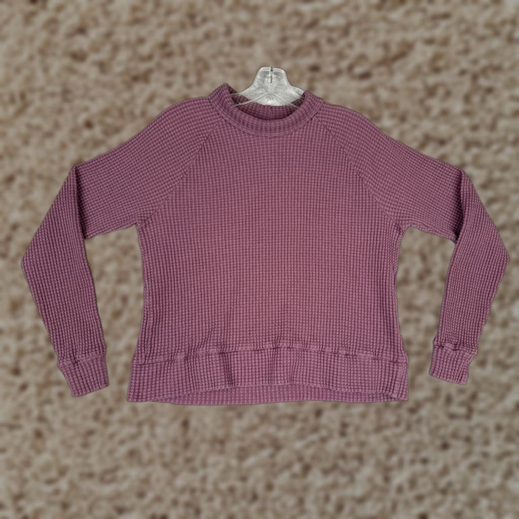 The North Face The North Face Sweater The North Face Purple Cotton Waffle-Knit Mock Neck Women Medium Pullover Casual Lightweight Vintage No Size M / US 6-8 / IT 42-44 - 1 Thumbnail