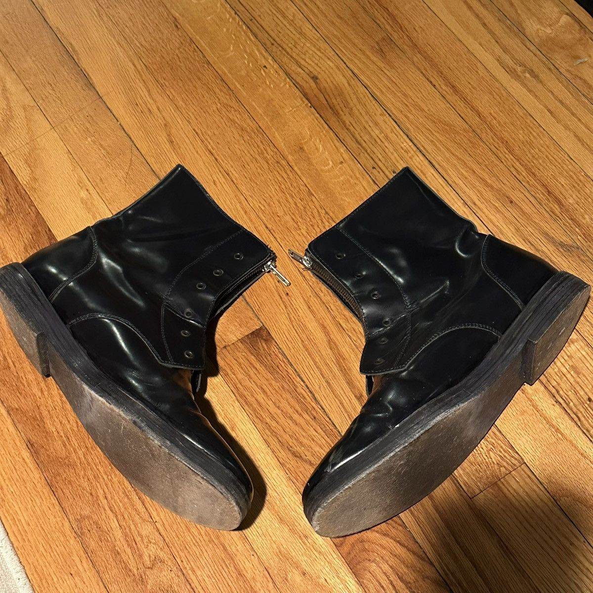 Designer × Tim Hamilton TIM HAMILTON Black Patent Leather Boots Size US 11.5 / EU 44-45 - 10 Thumbnail
