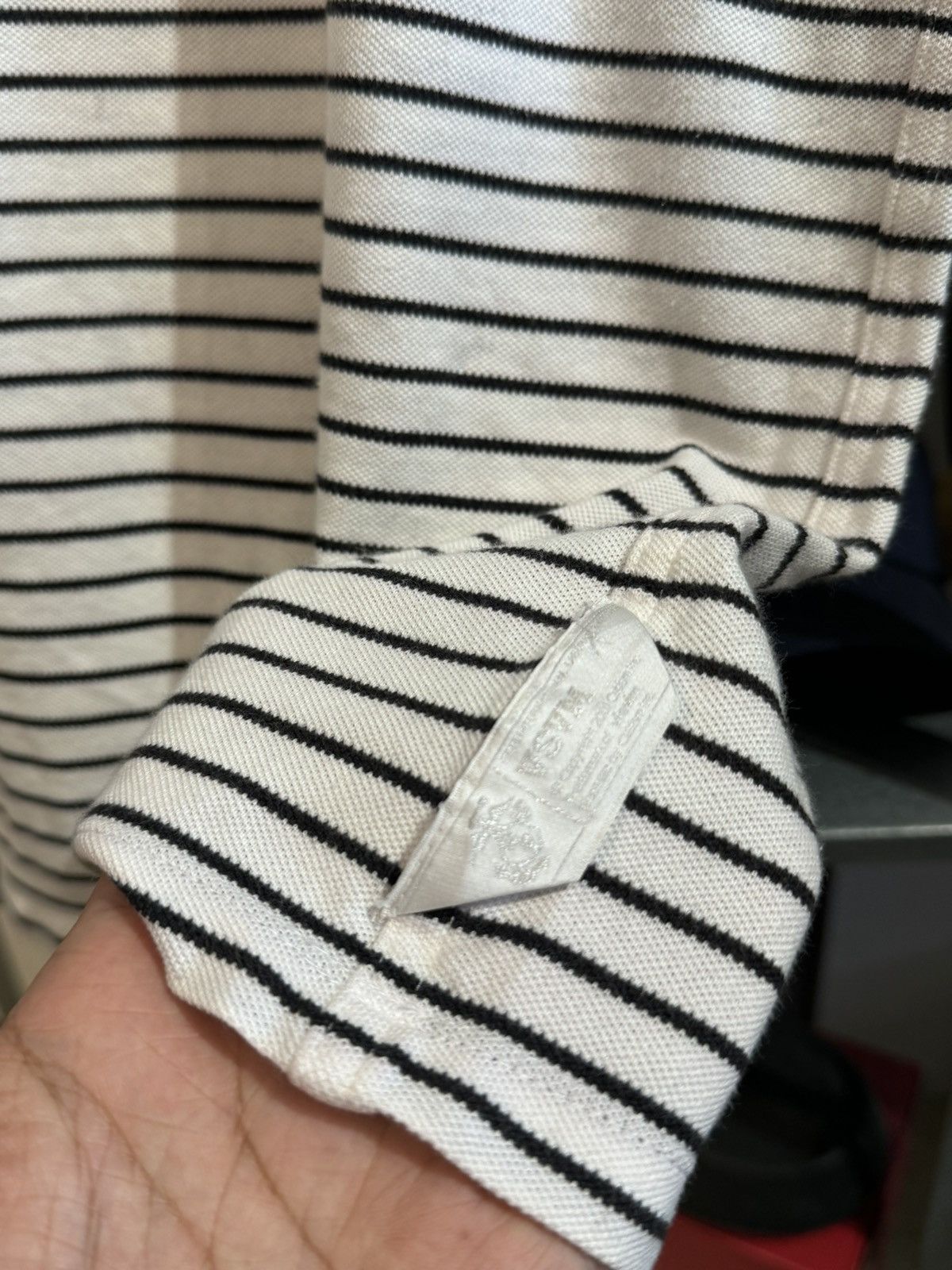 Visvim Visvim Japan Black White Stripe Polo Shirt Size US L / EU 52-54 / 3 - 4 Thumbnail