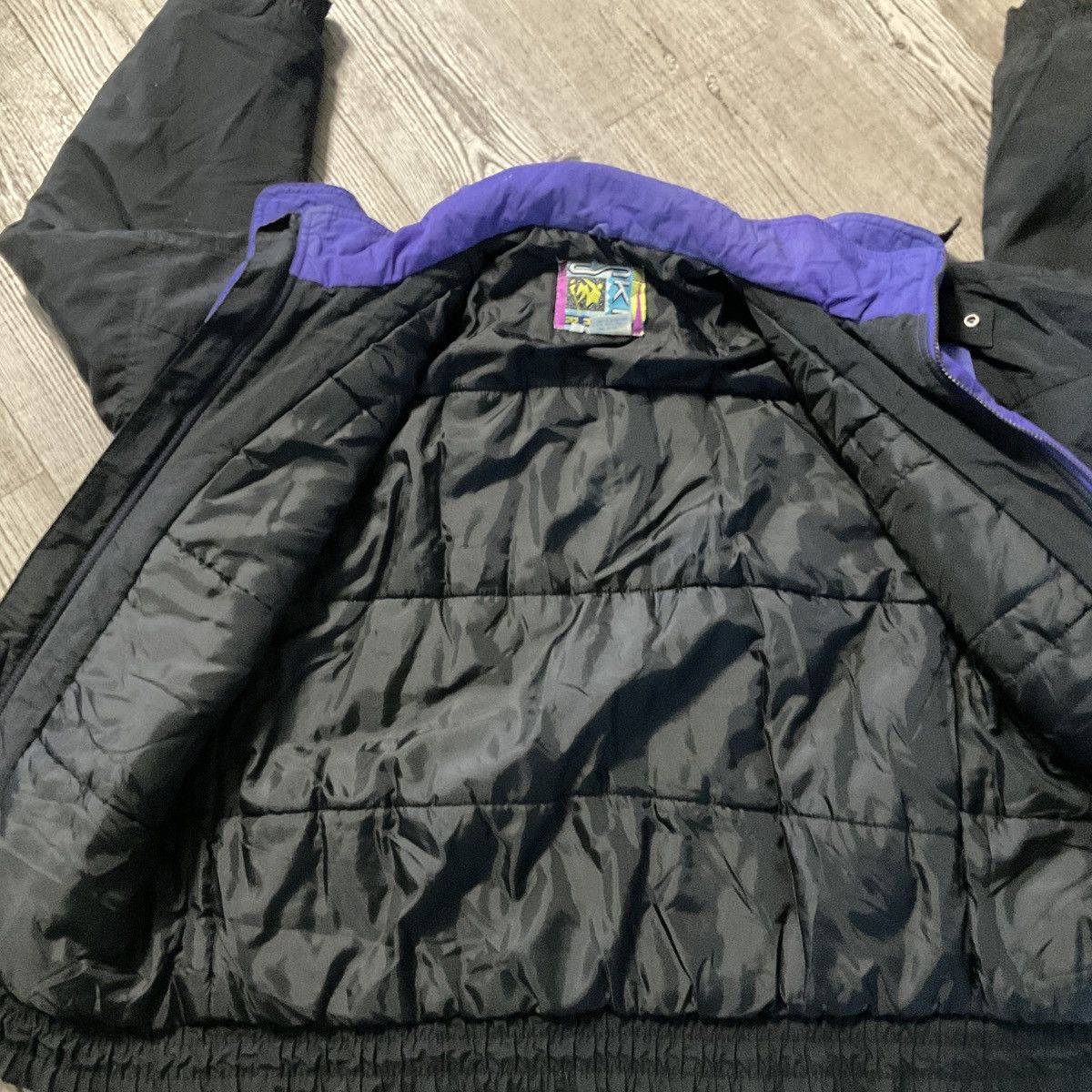 Other Vintage 90s SKI GEAR Puffer Black & Purple Retro Ski Parka Size US S / EU 44-46 / 1 - 8 Thumbnail