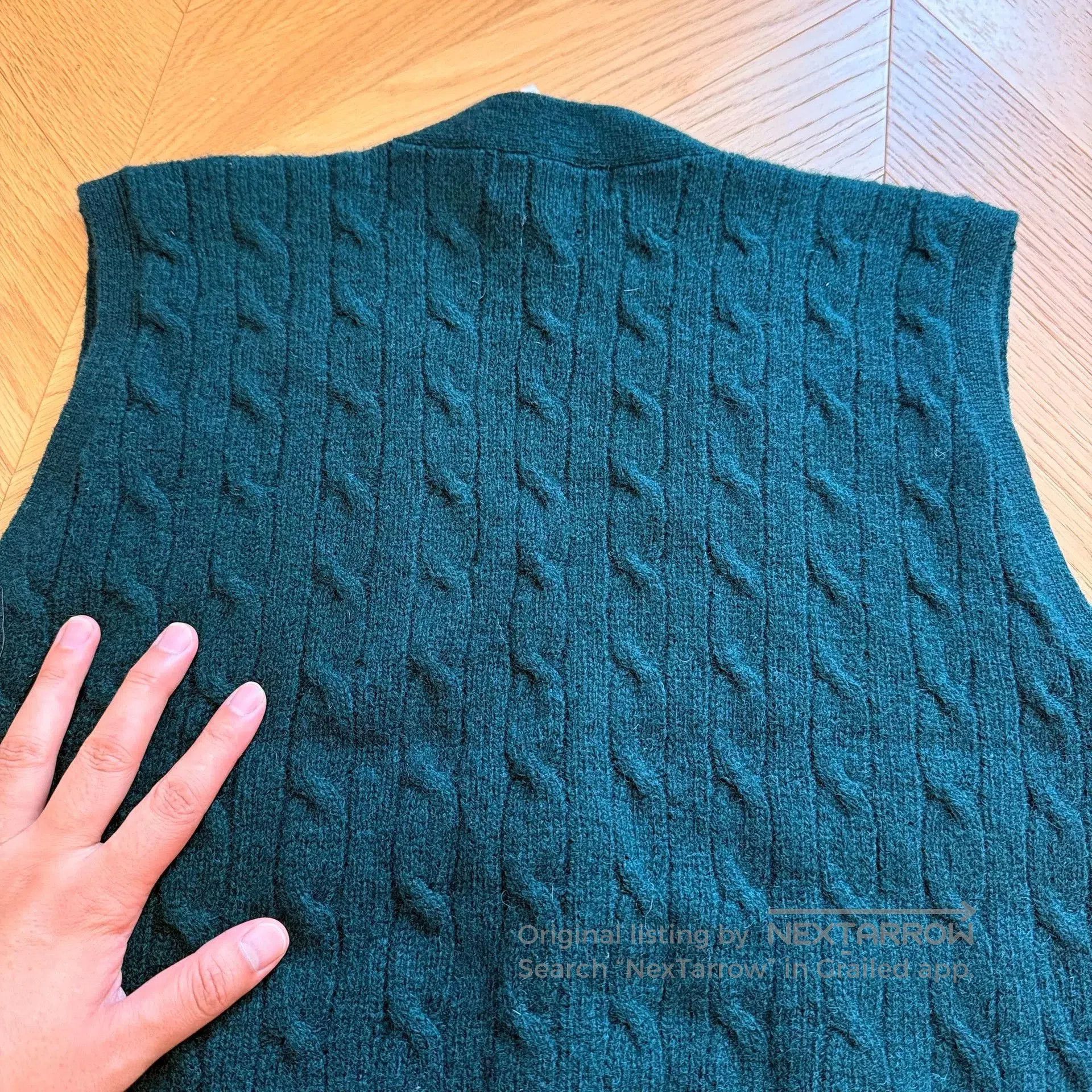 RLX Ralph Lauren Classic Wool Cable Knit Vest Sweater. Size US L / EU 52-54 / 3 - 7 Thumbnail